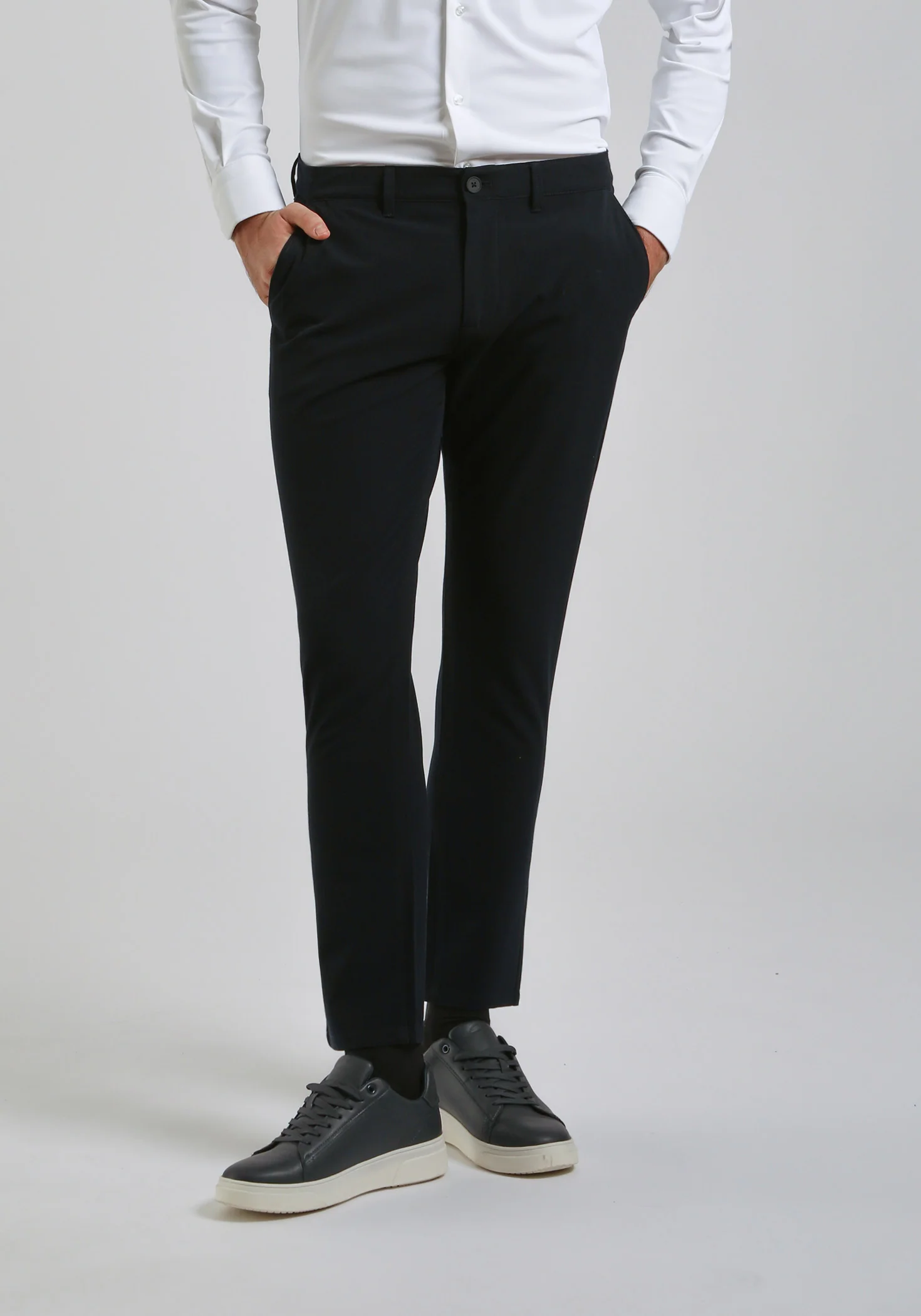 Pantaloni chino misto viscosa - Image 2