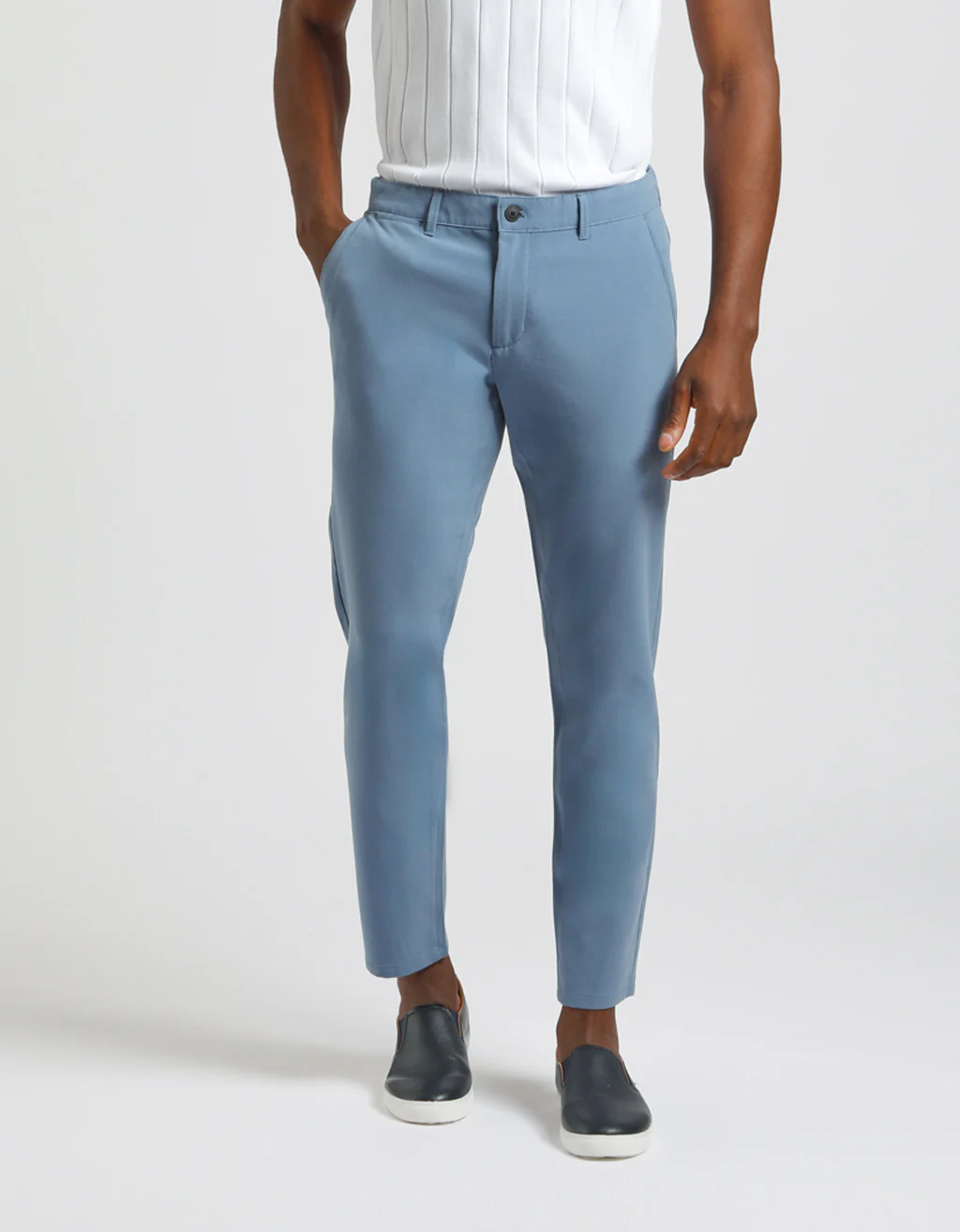 Pantaloni chino misto viscosa - Image 2