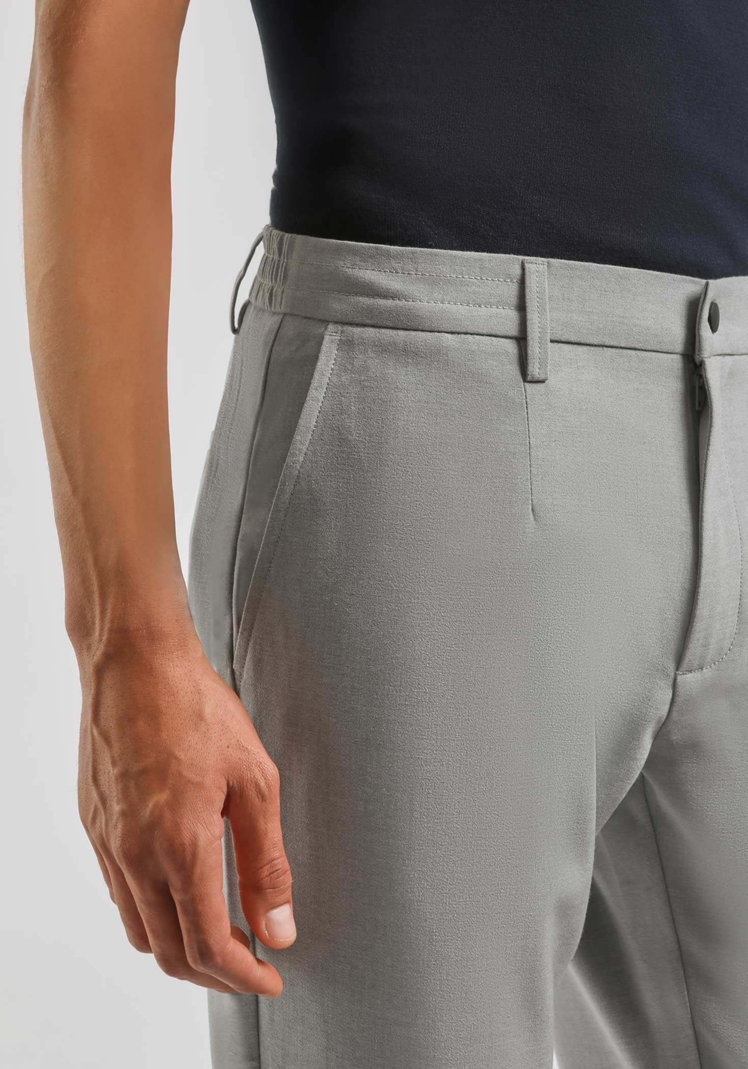 Pantaloni chino misto viscosa - Image 3