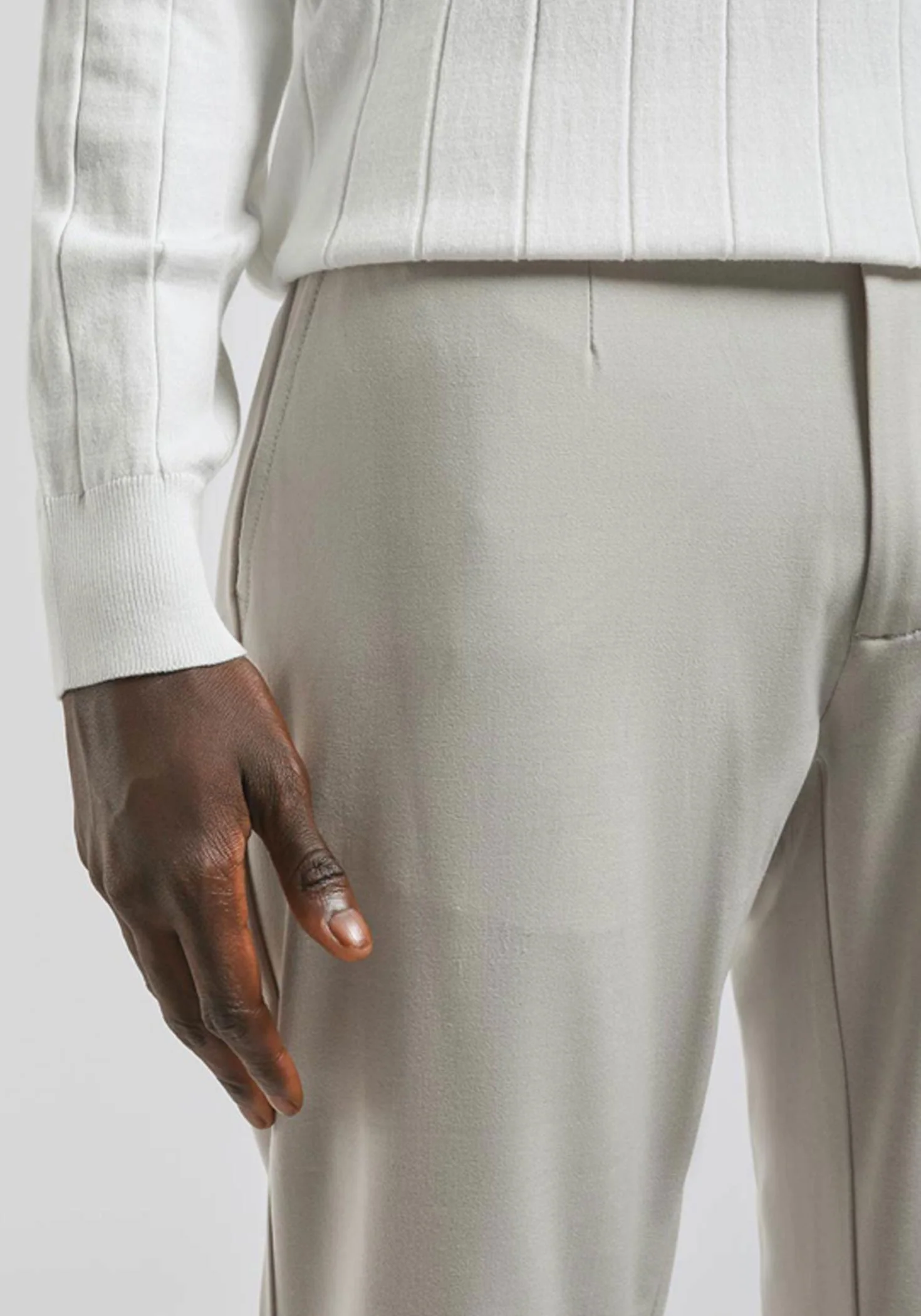 Pantaloni chino misto viscosa - Image 3