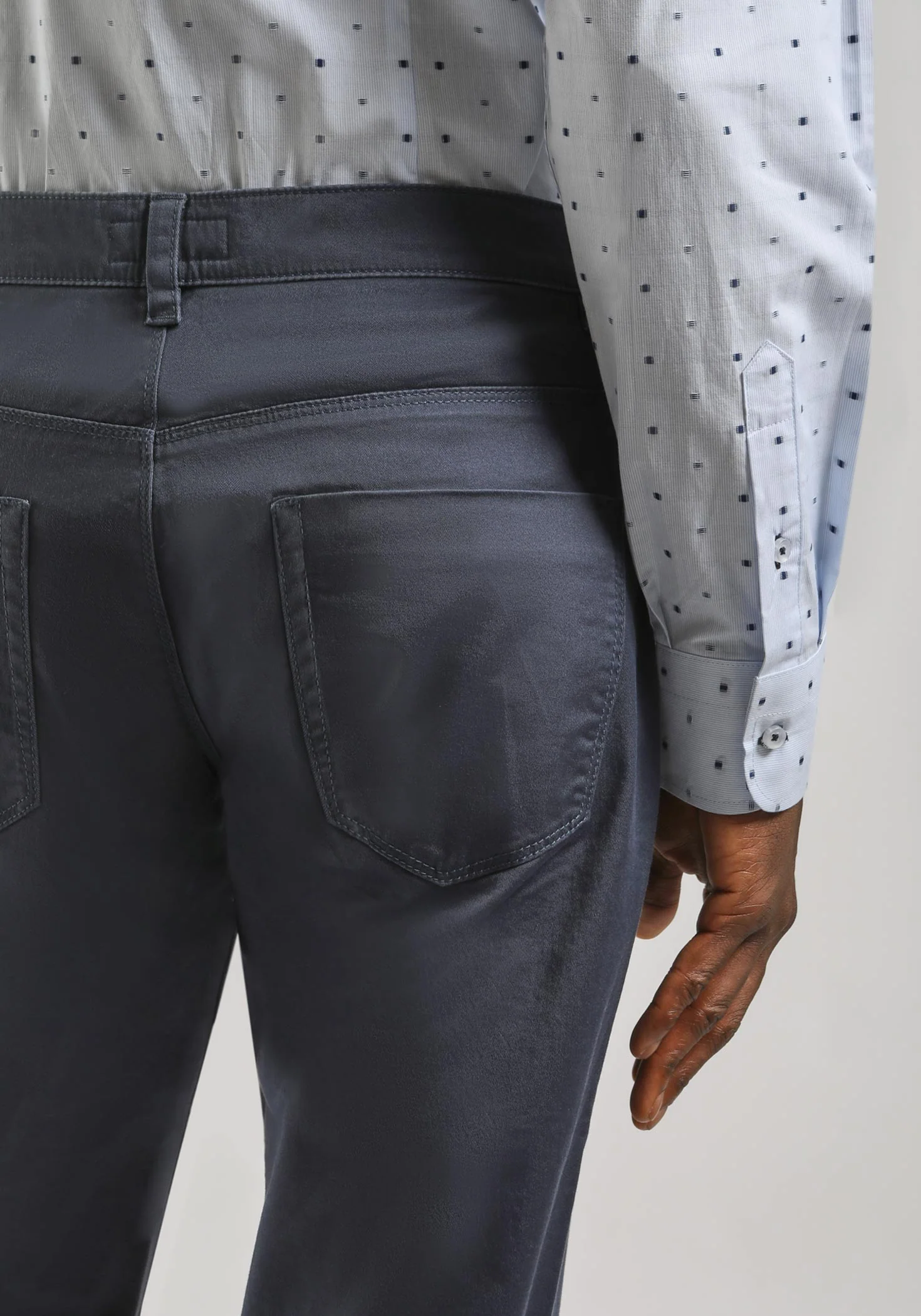 Pantaloni cinque tasche in cotone - Image 6
