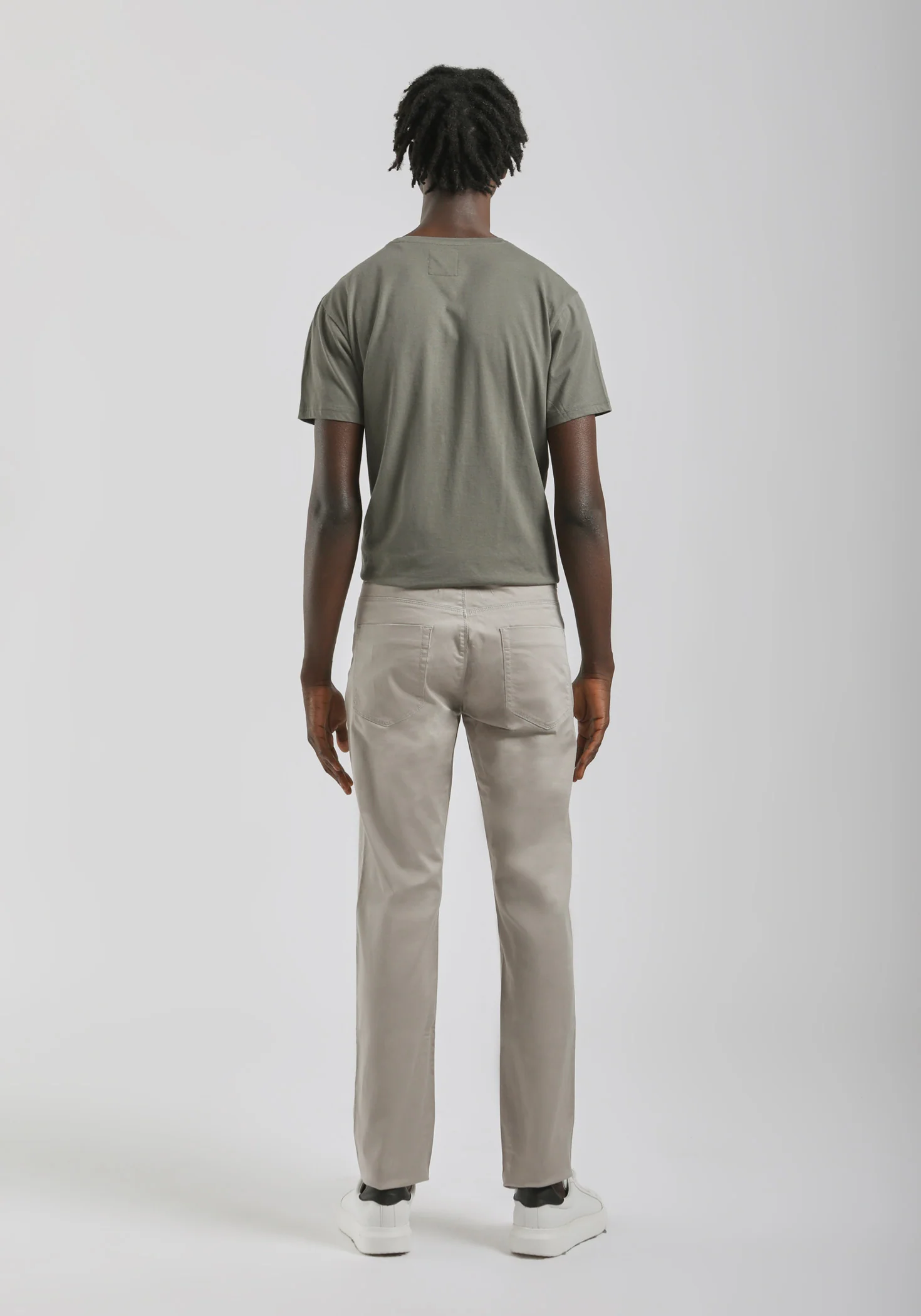 Pantaloni cinque tasche in cotone - Image 4
