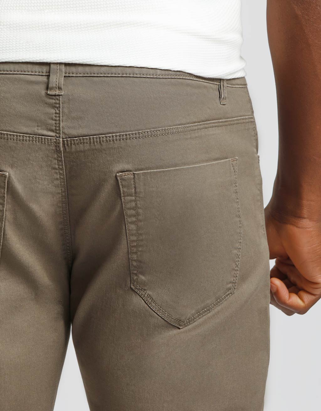 Pantaloni cinque tasche in cotone - Image 6