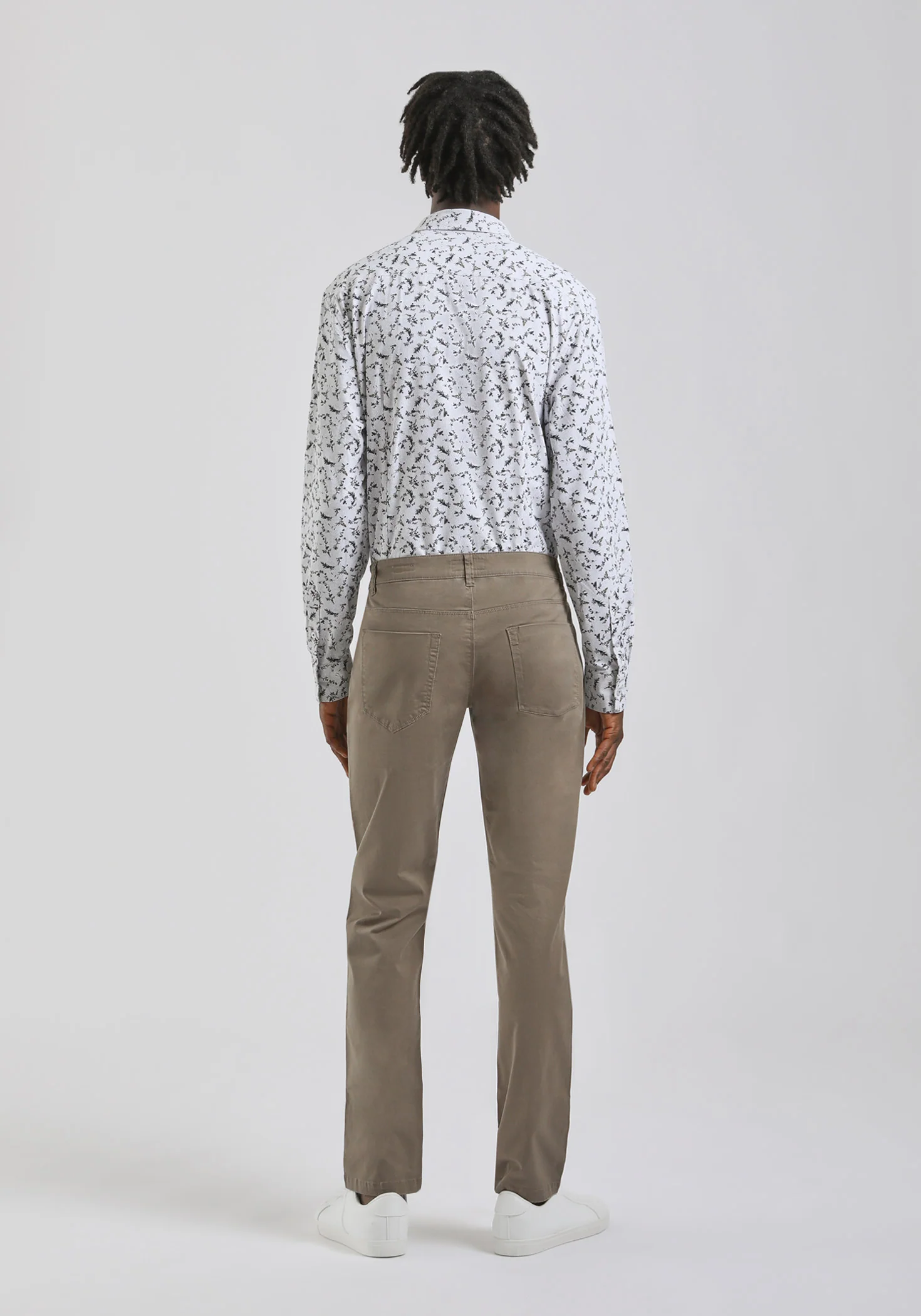 Pantaloni cinque tasche in cotone - Image 5