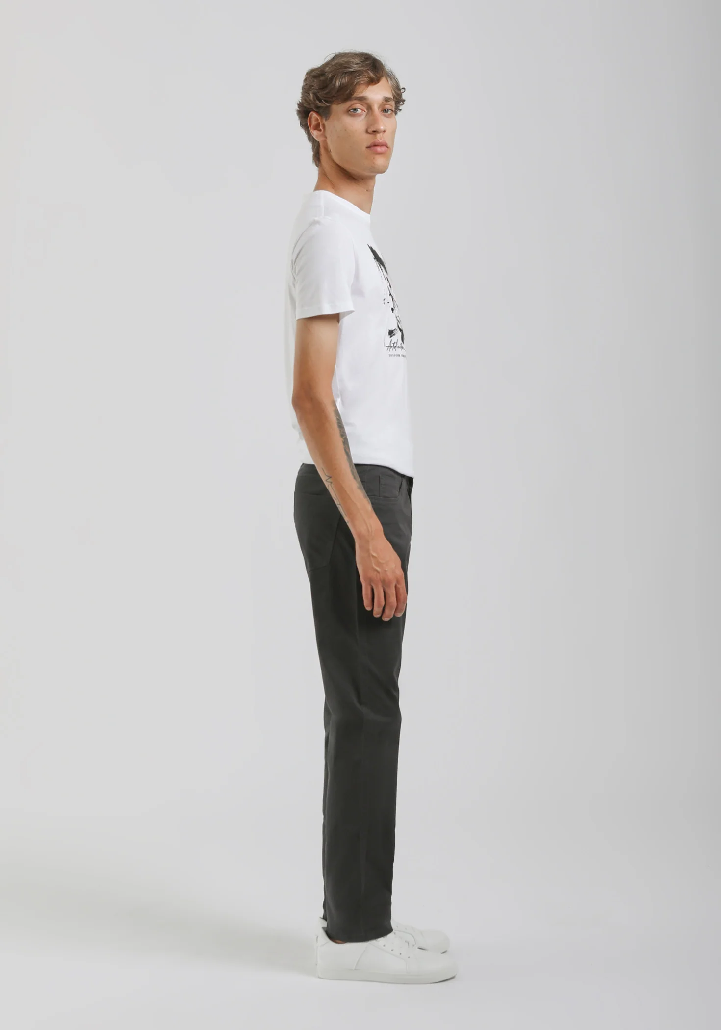 Pantaloni cinque tasche in cotone - Image 4