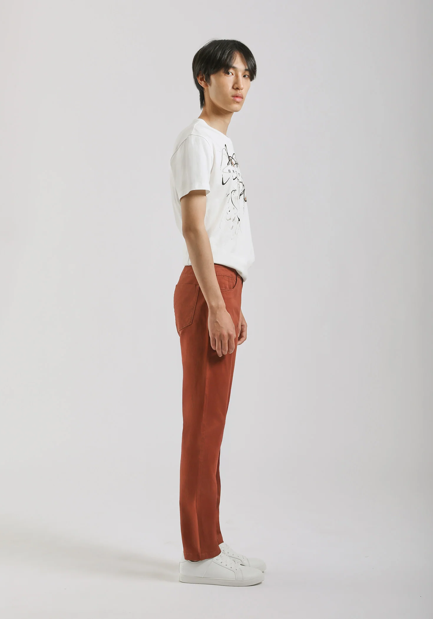Pantaloni cinque tasche in cotone - Image 4
