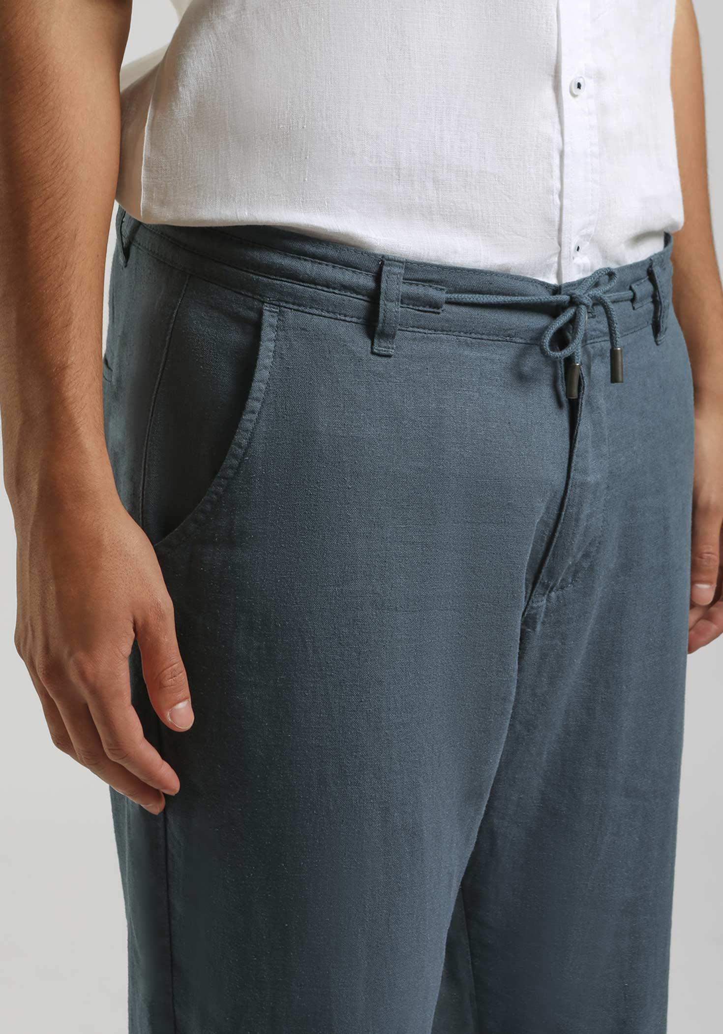 Pantaloni misto lino - Image 3