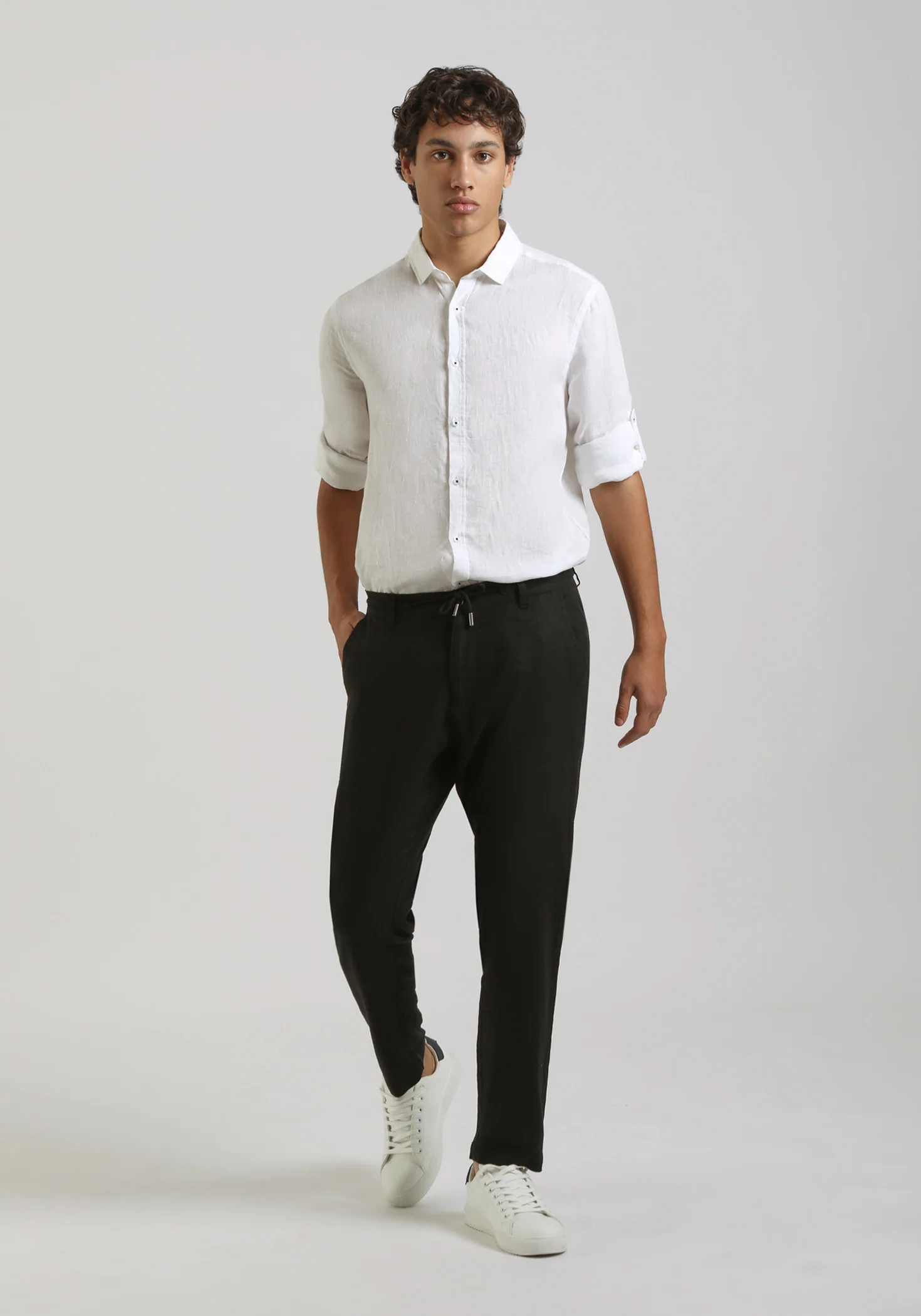 Pantaloni misto lino - Image 2