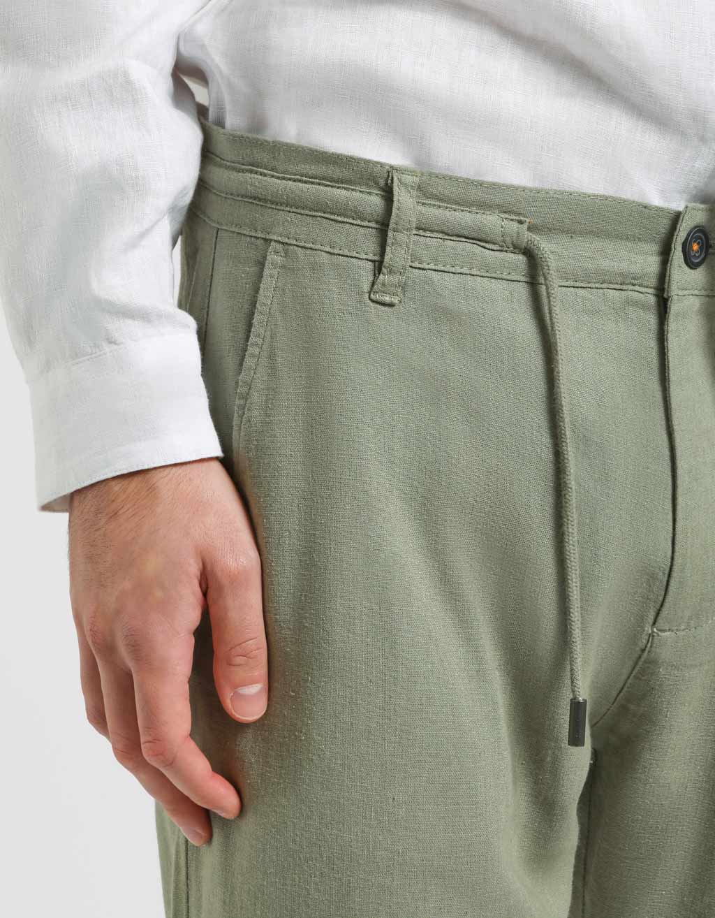 Pantaloni misto lino - Image 3