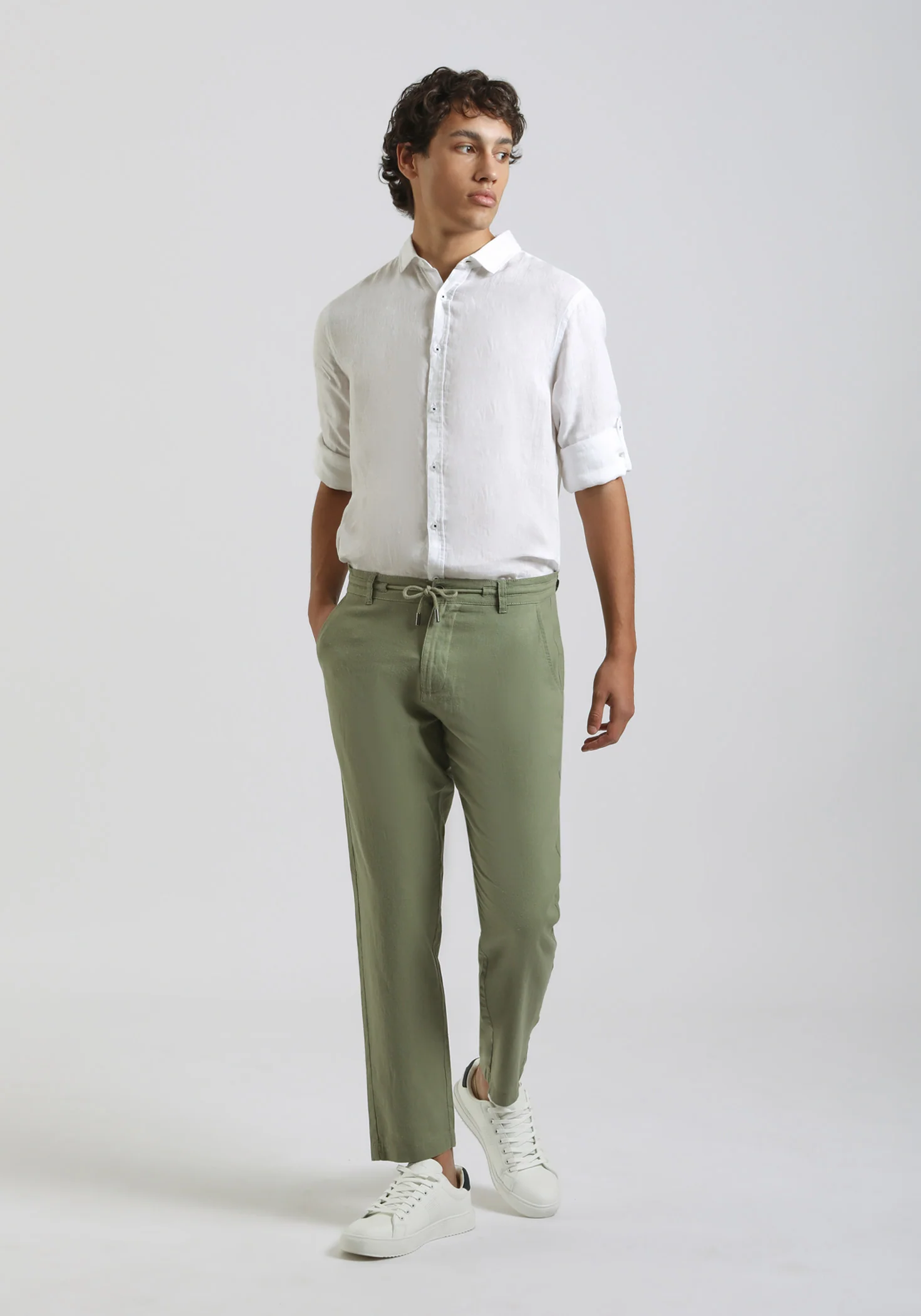 Pantaloni misto lino
