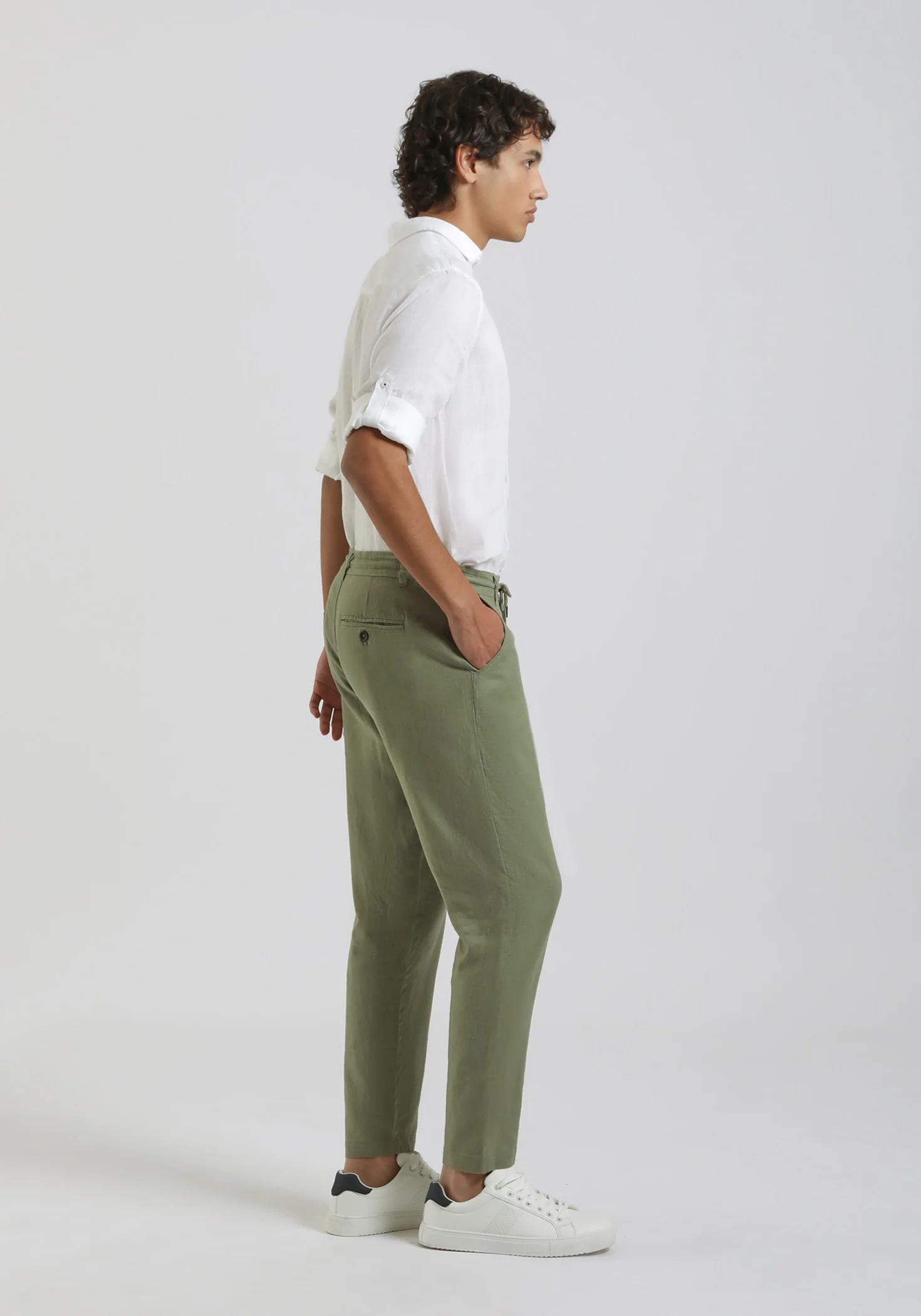 Pantaloni misto lino - Image 4