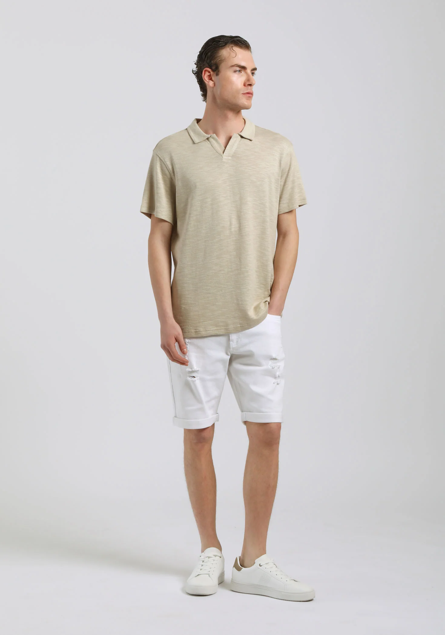 Polo effetto lino - Image 5