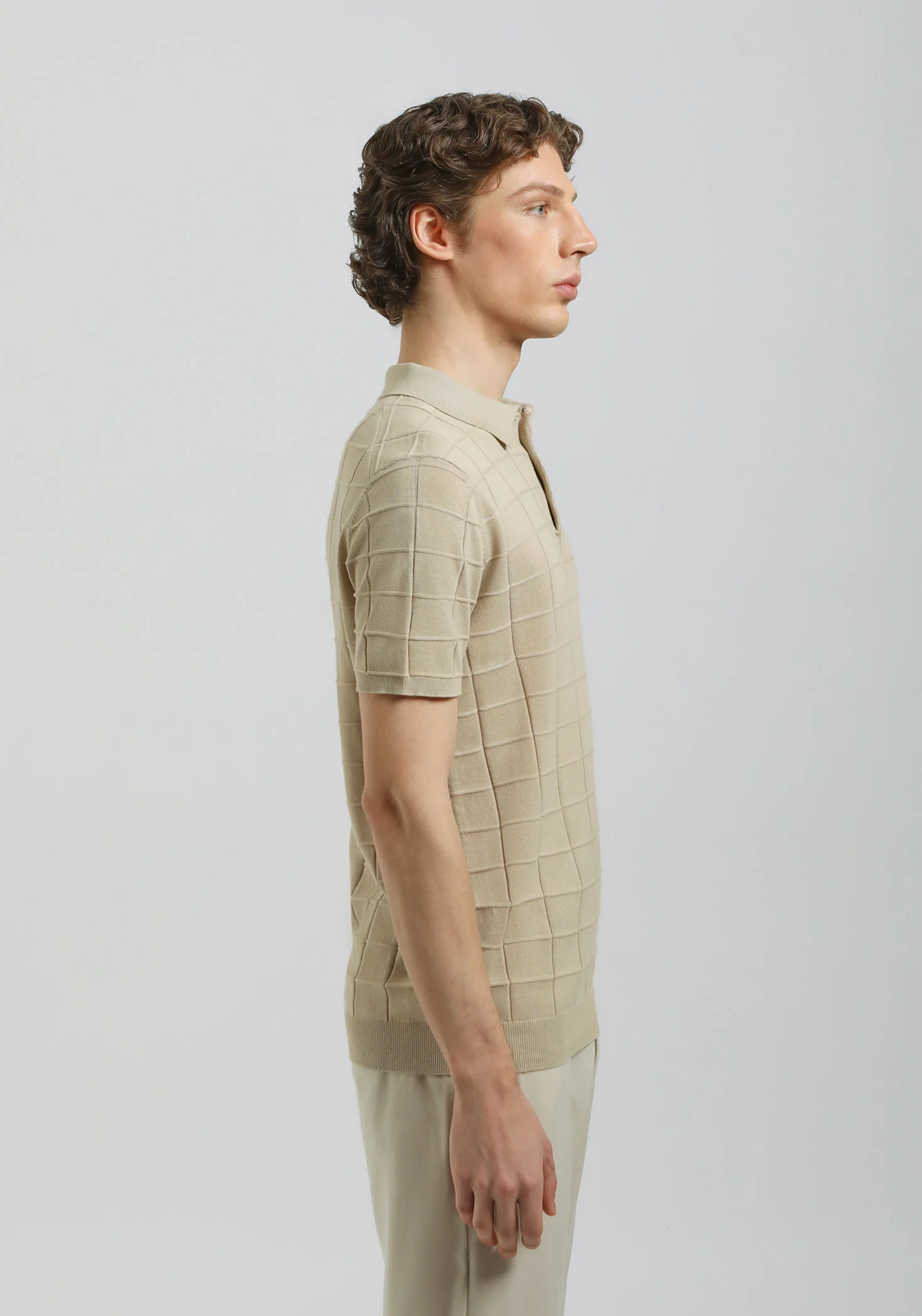 Polo in maglia a coste - Image 3