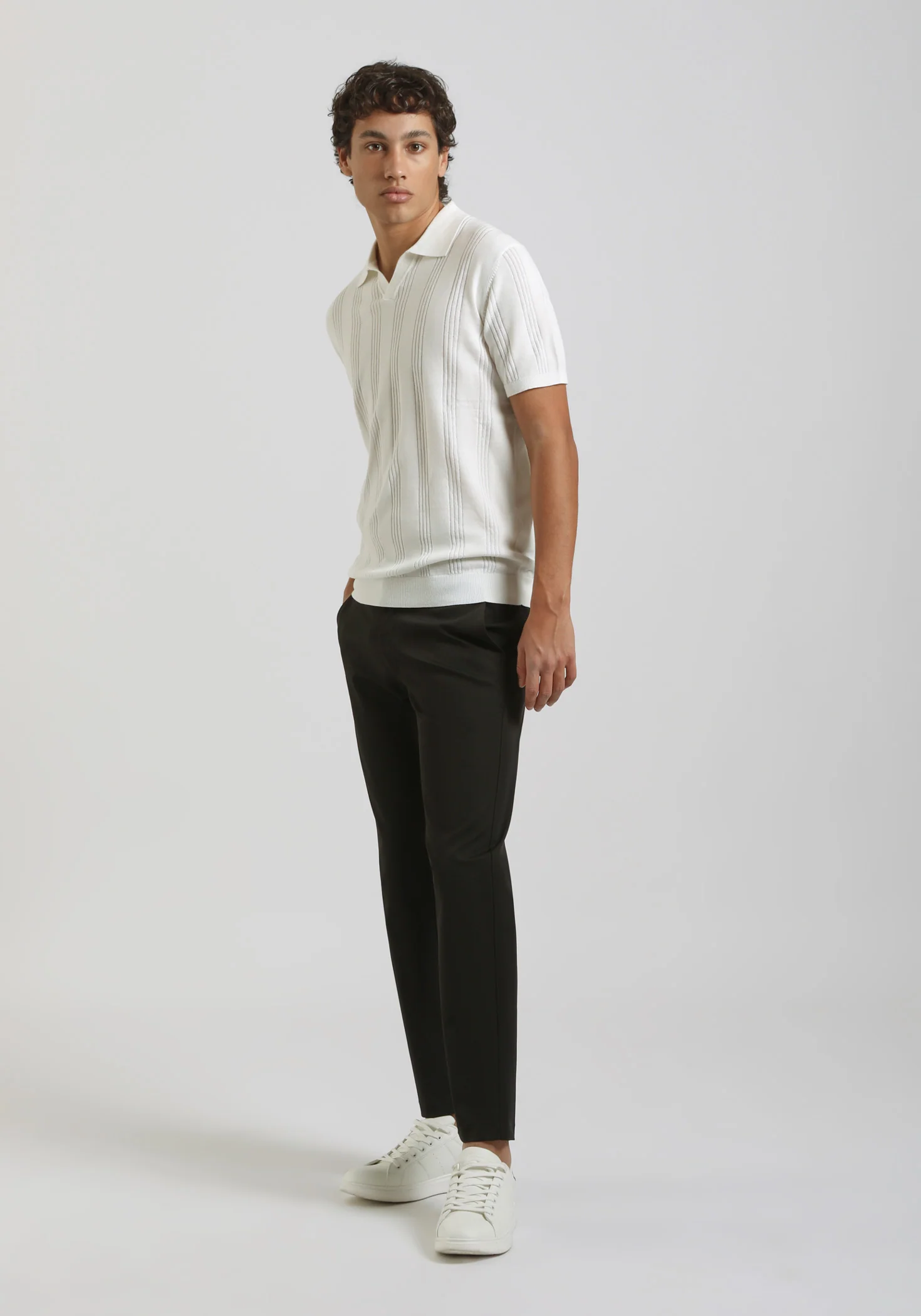 Polo in maglia rigata - Image 5