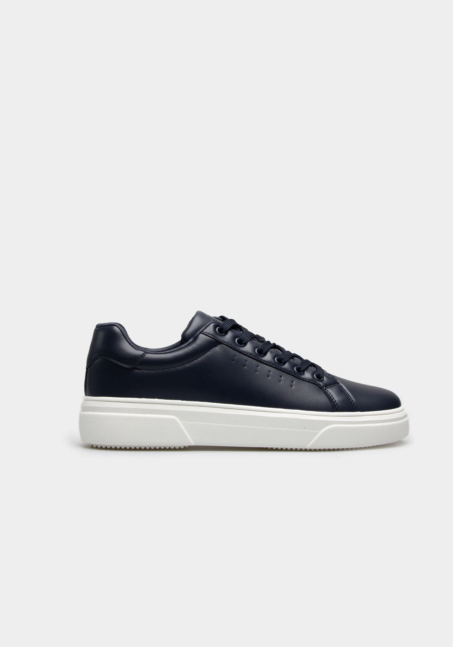 Sneakers effetto pelle