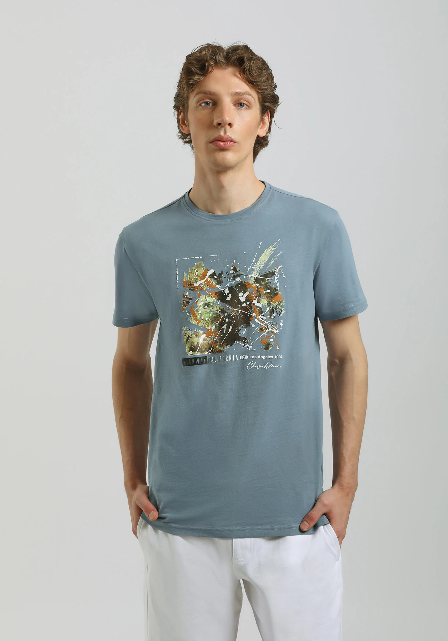 T-shirt 100% cotone con stampa