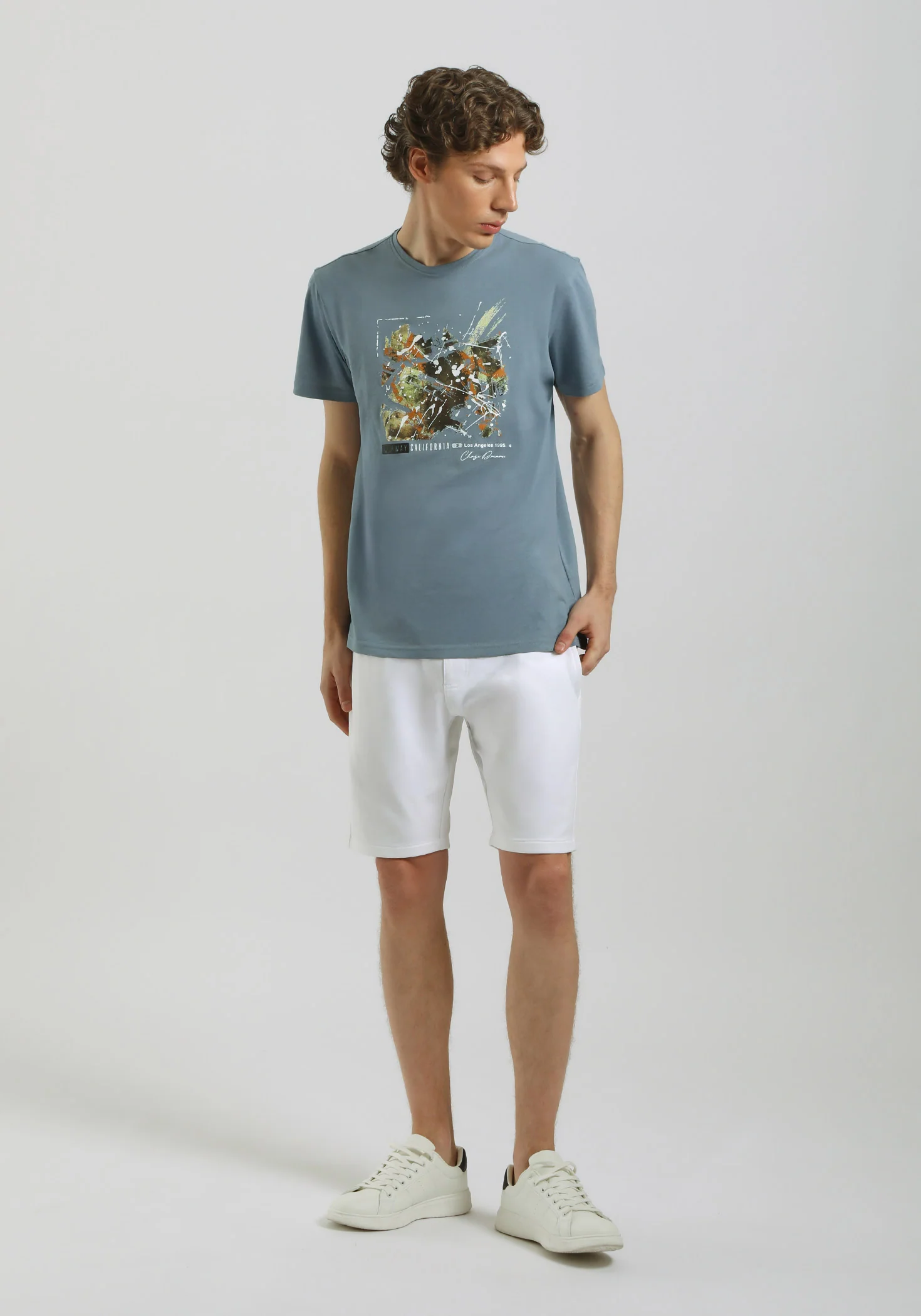 T-shirt 100% cotone con stampa - Image 5