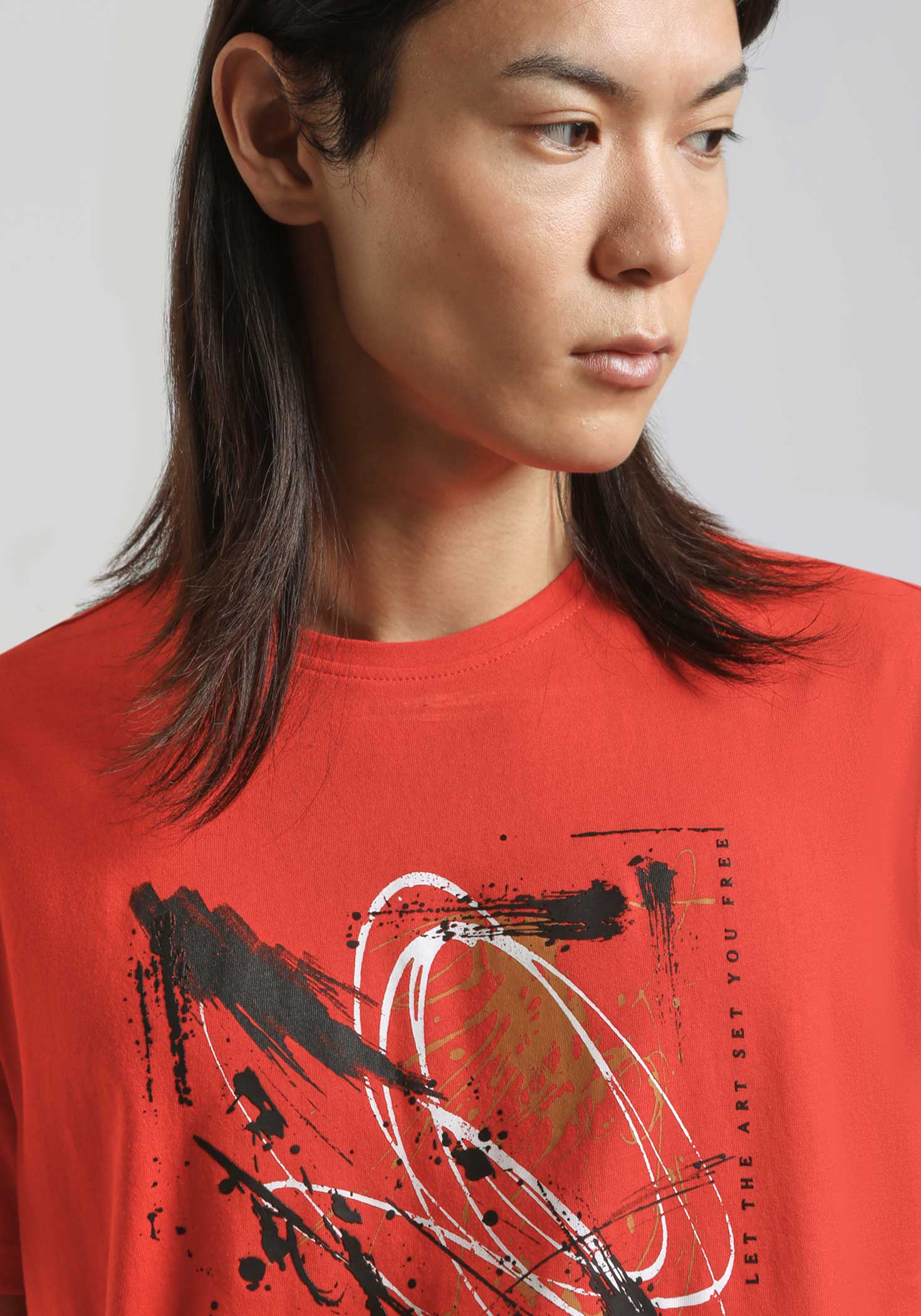 T-shirt 100% cotone con stampa - Image 2
