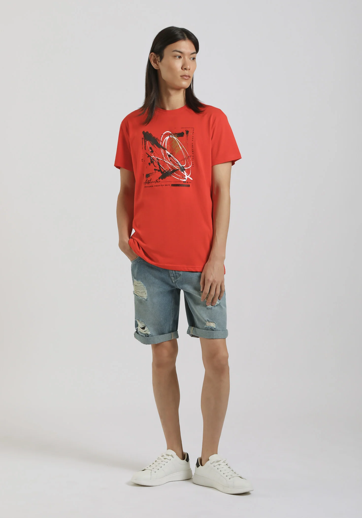 T-shirt 100% cotone con stampa - Image 5