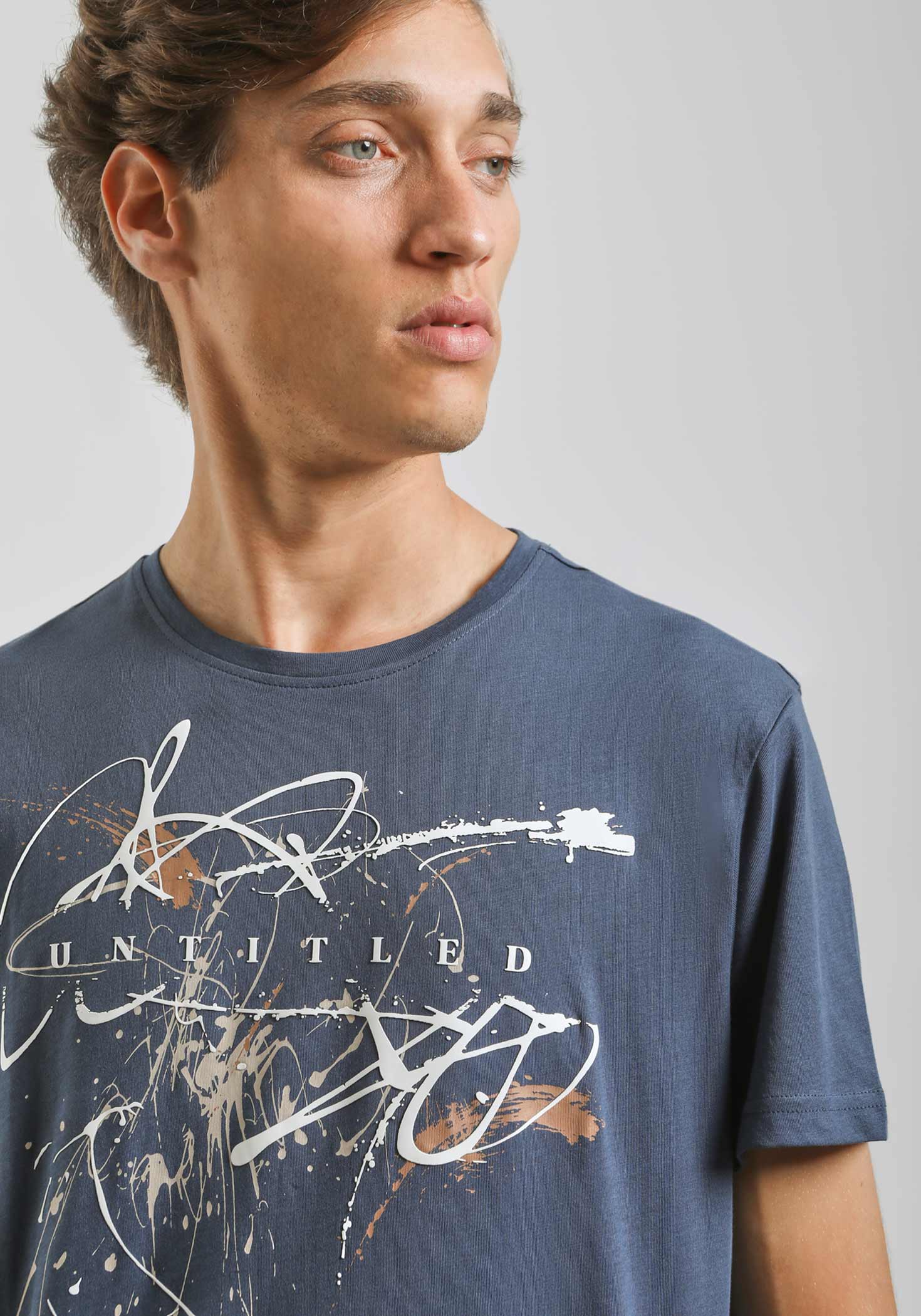 T-shirt 100% cotone con stampa - Image 2