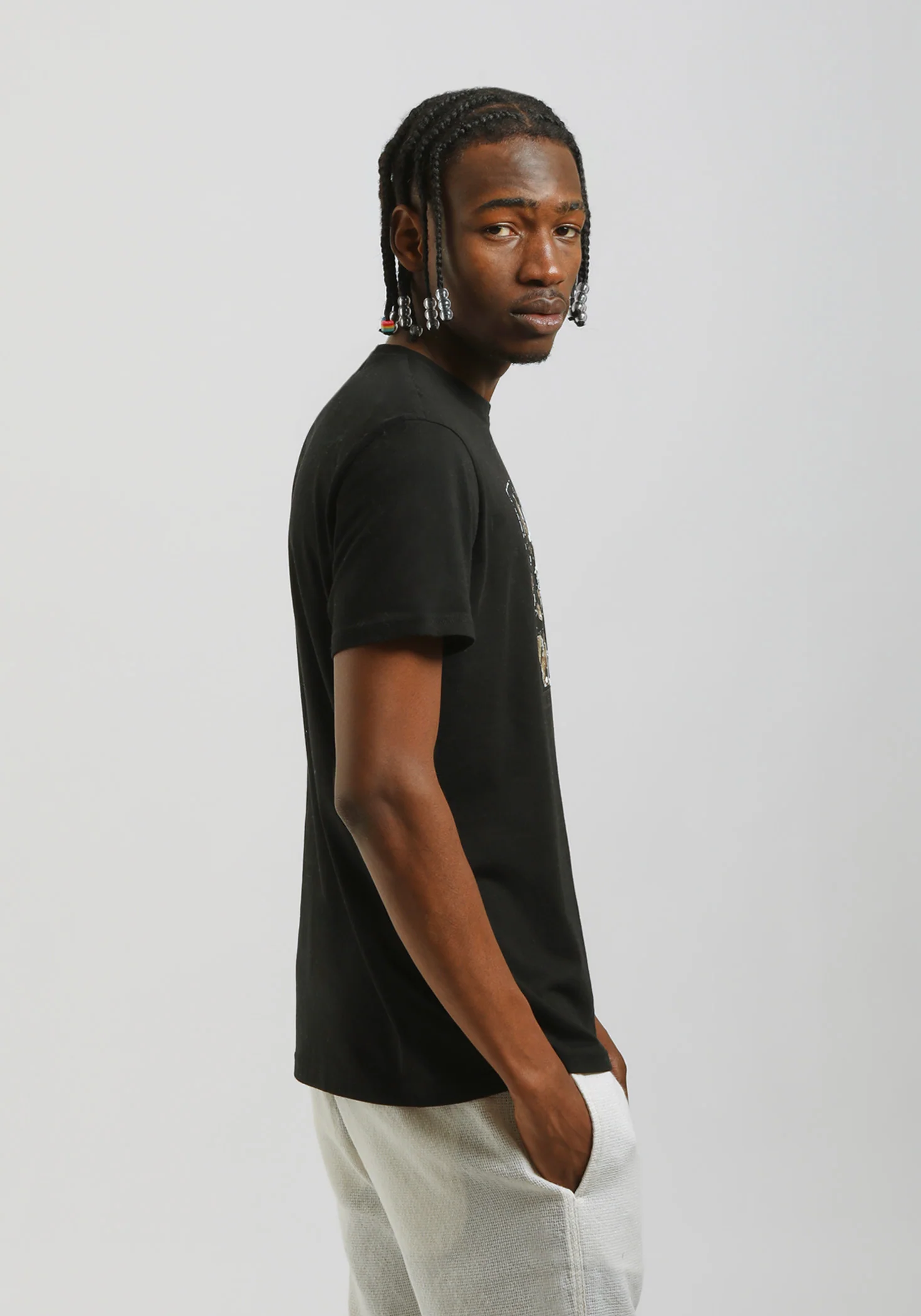 T-shirt 100% cotone con stampa - Image 3