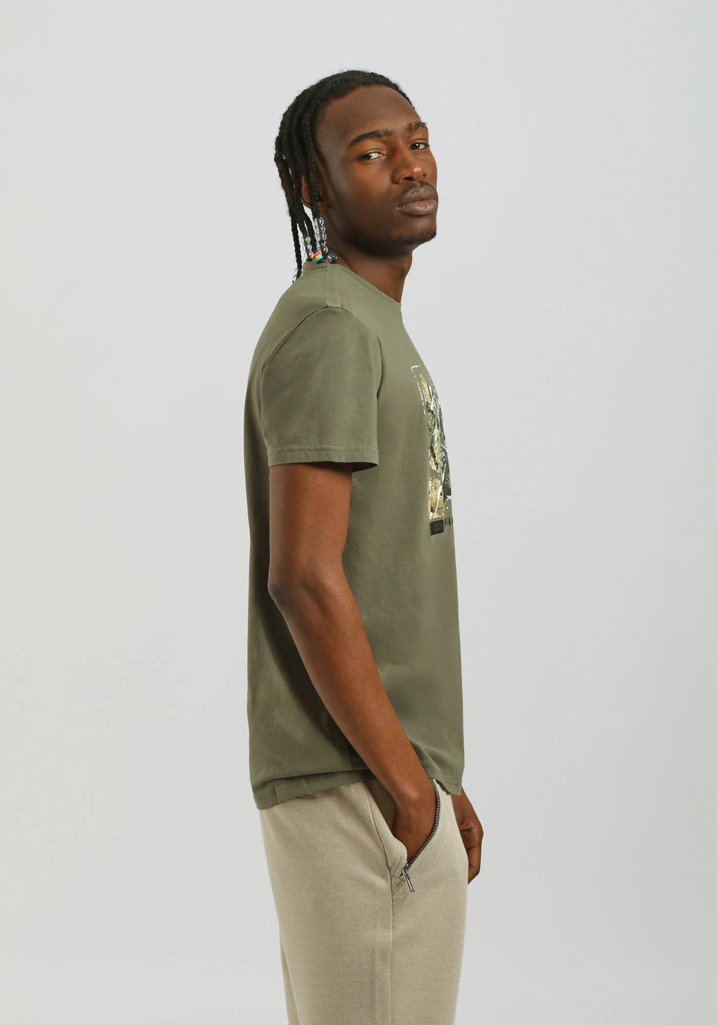T-shirt 100% cotone con stampa - Image 3