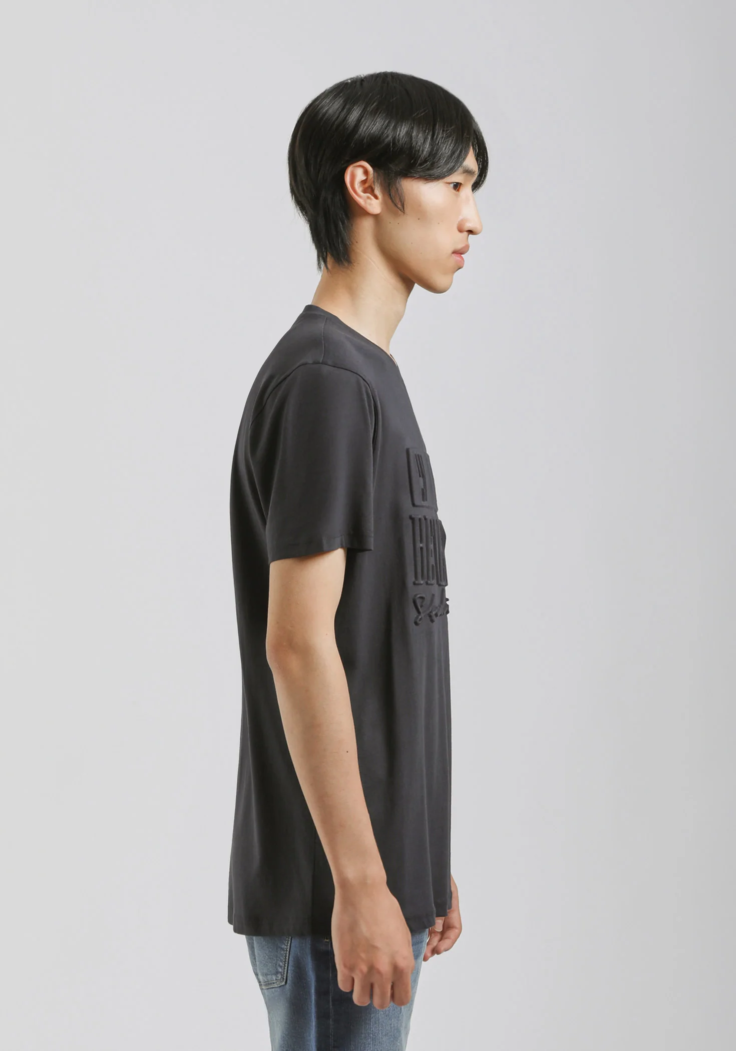 T-shirt con stampa a rilievo - Image 3