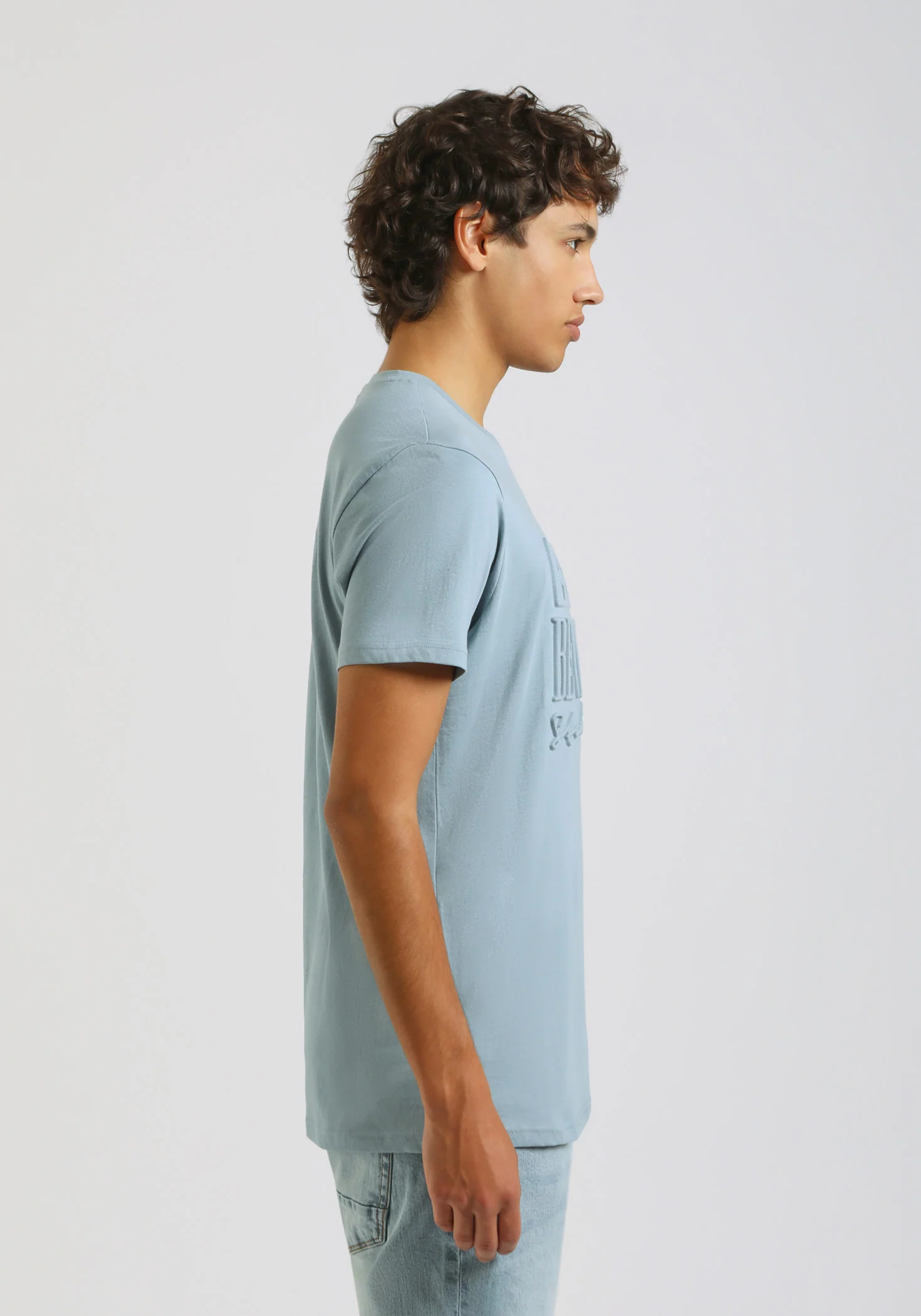 T-shirt con stampa a rilievo - Image 3