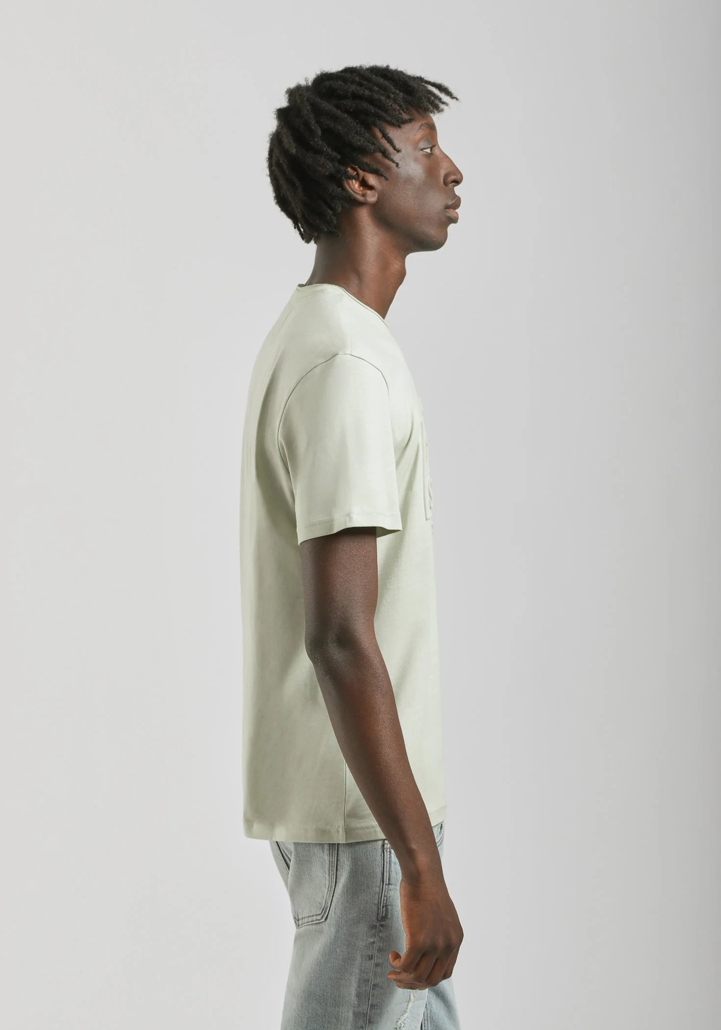 T-shirt con stampa a rilievo - Image 3