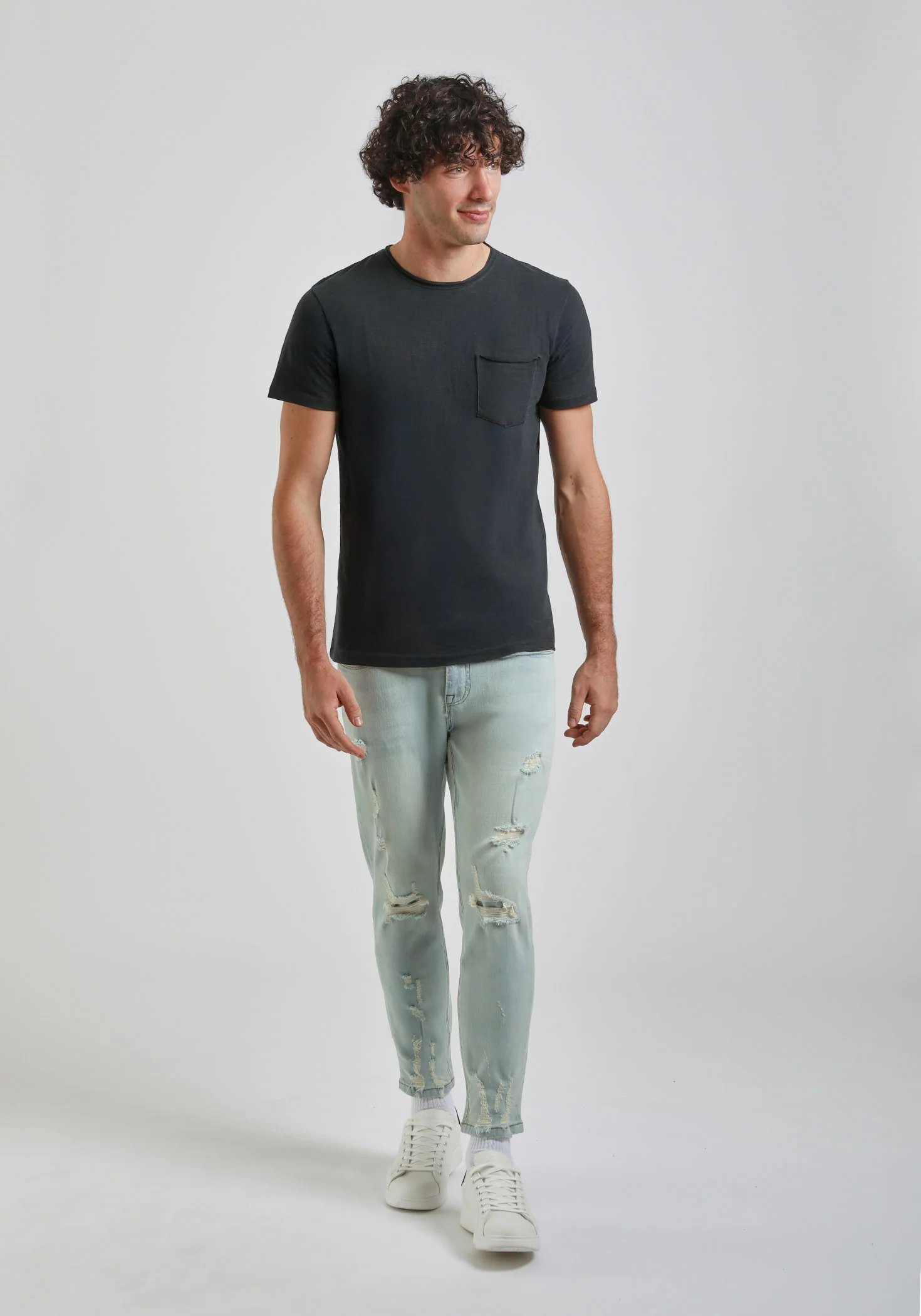 T-shirt con taschino - Image 5