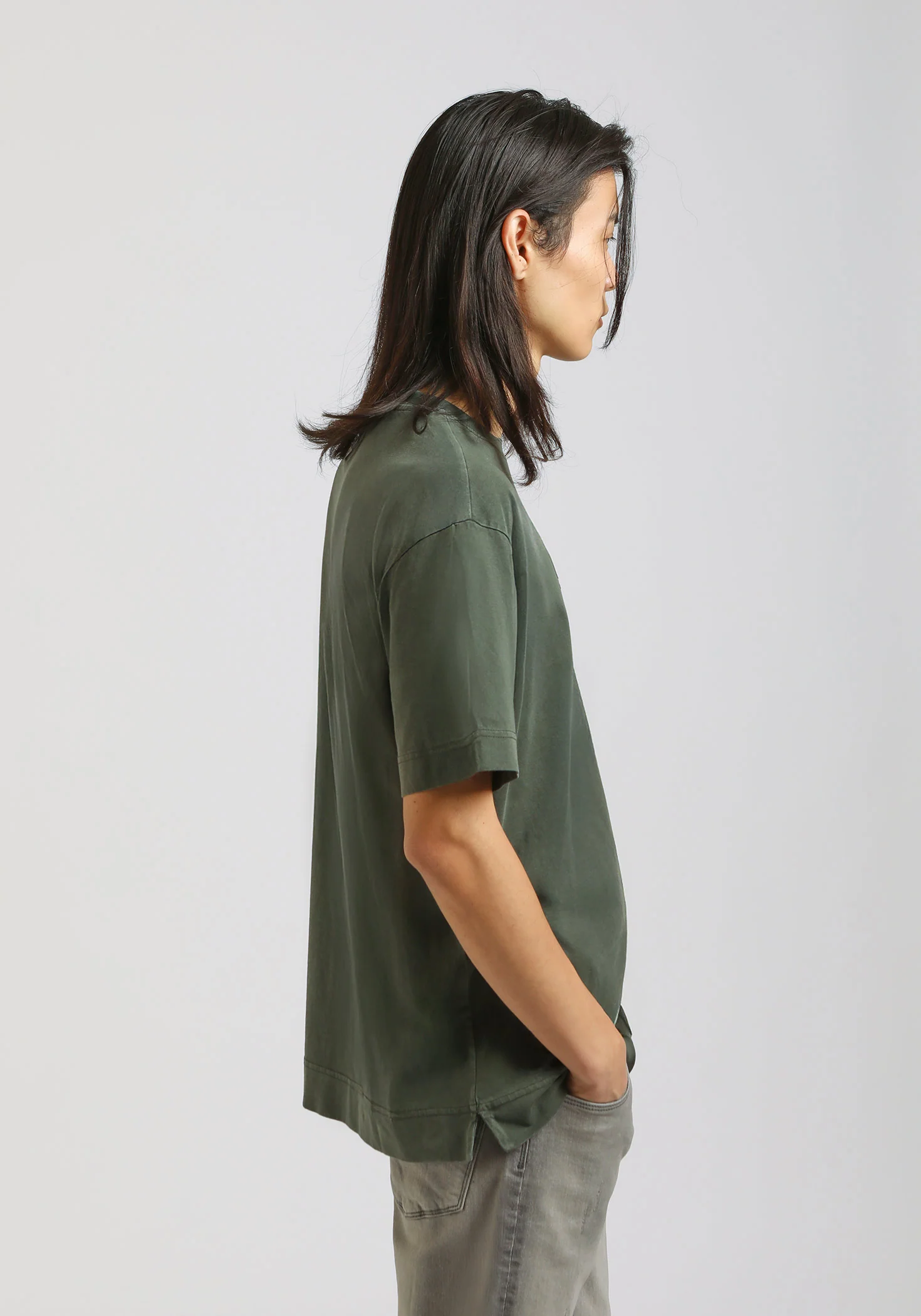 T-shirt effetto lavato con stampa - Image 3