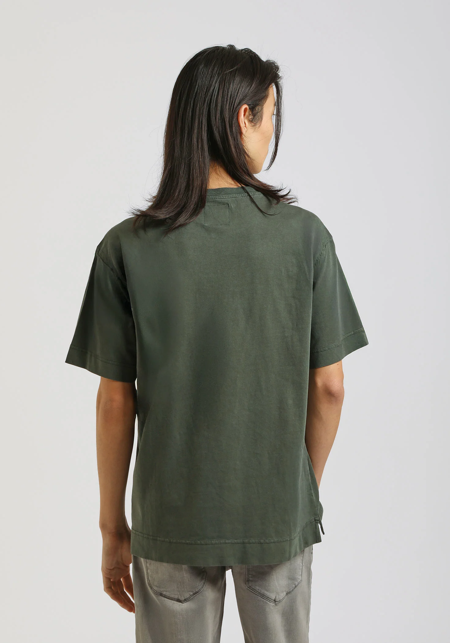 T-shirt effetto lavato con stampa - Image 4