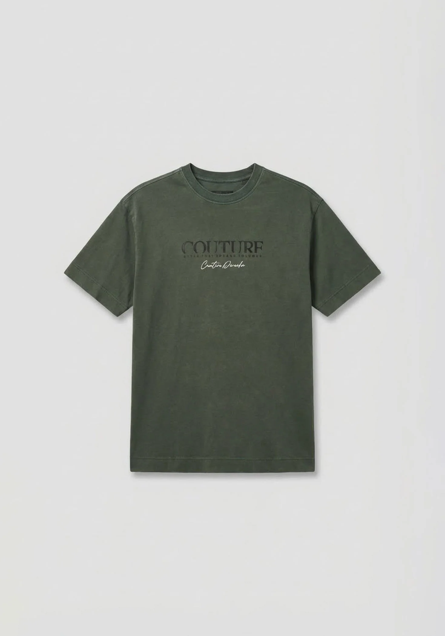 T-shirt effetto lavato con stampa - Image 6