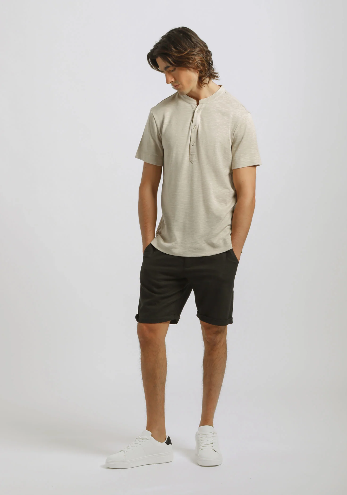 T-shirt effetto lino - Image 5