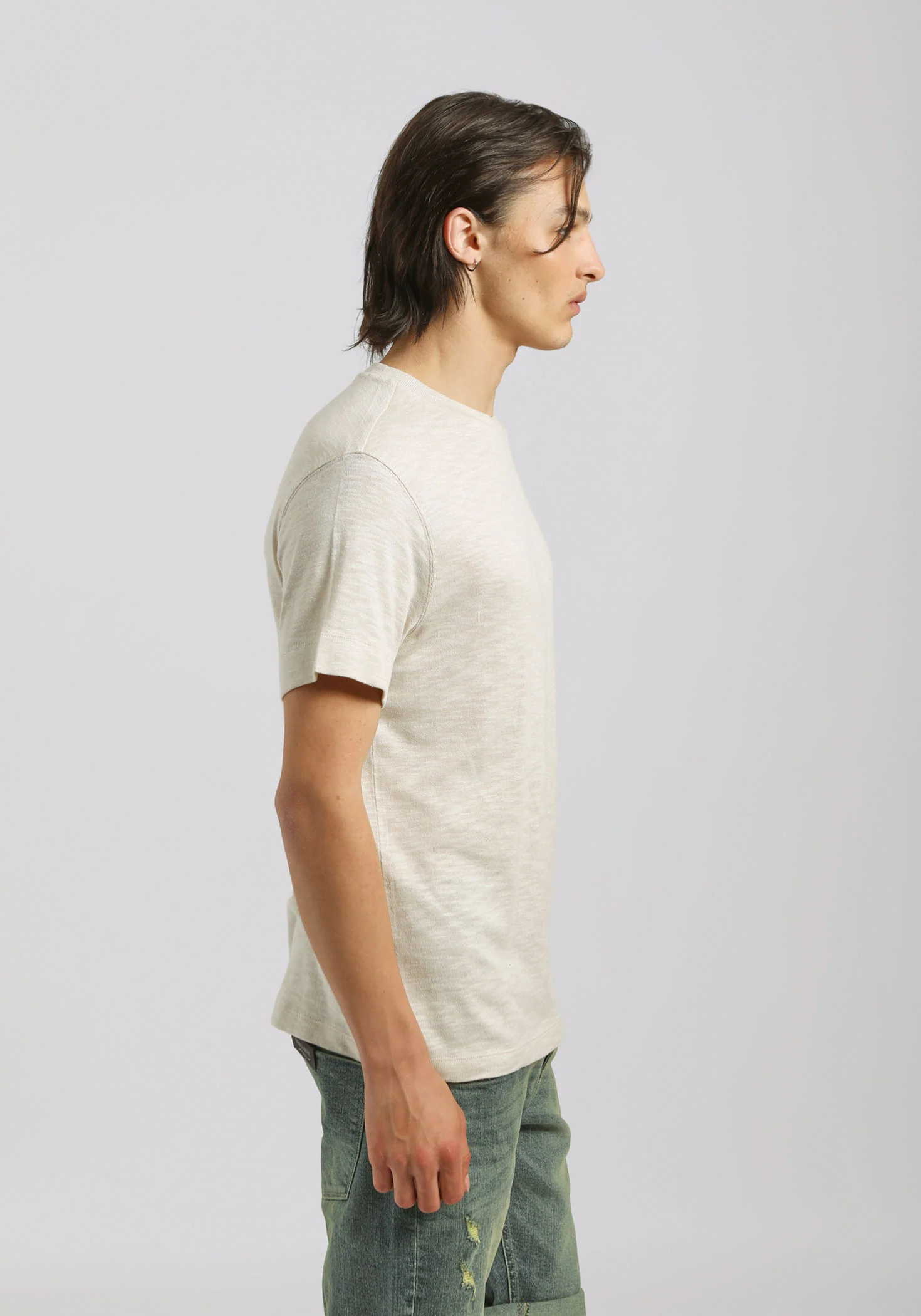 T-shirt effetto lino - Image 3