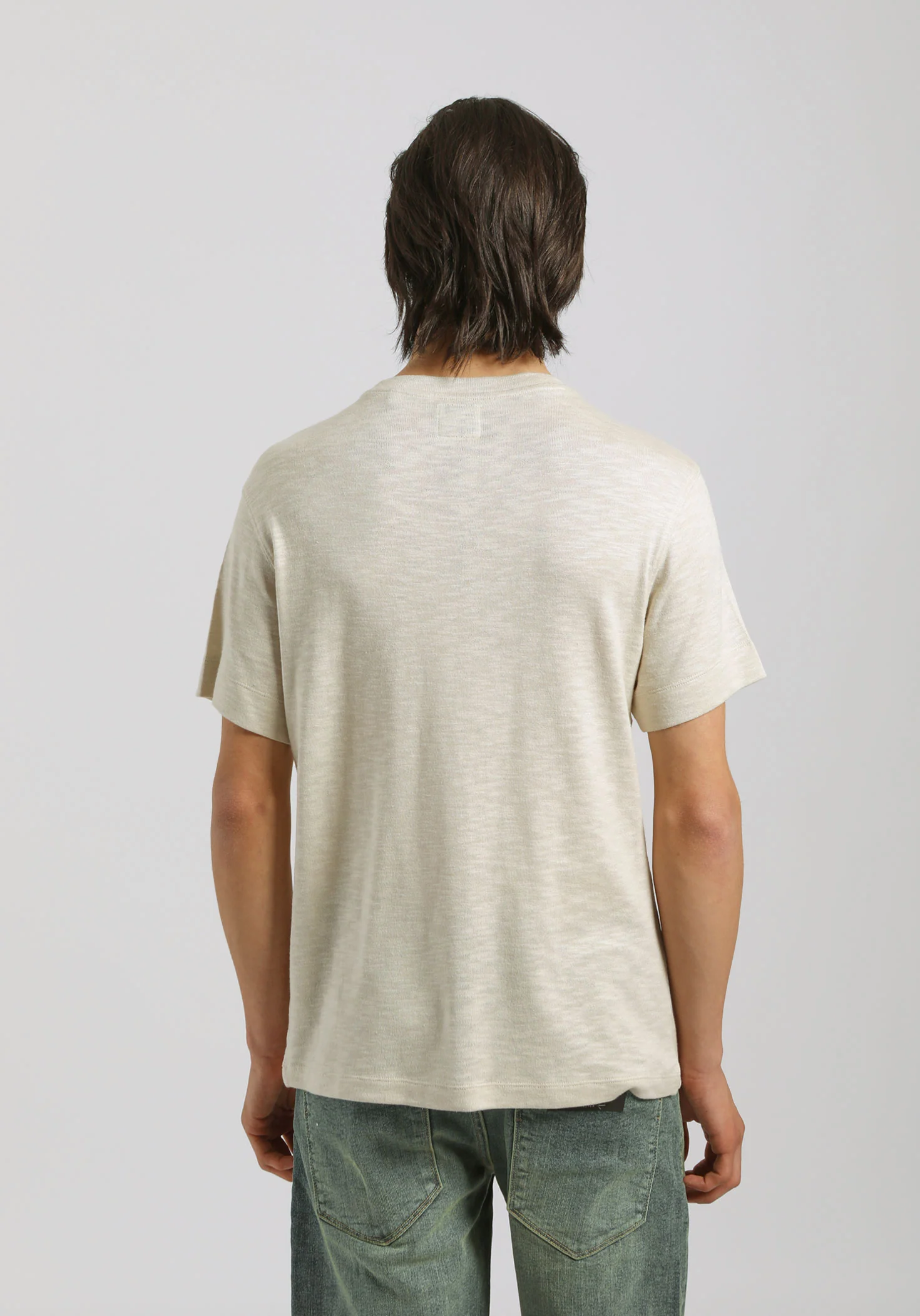 T-shirt effetto lino - Image 4
