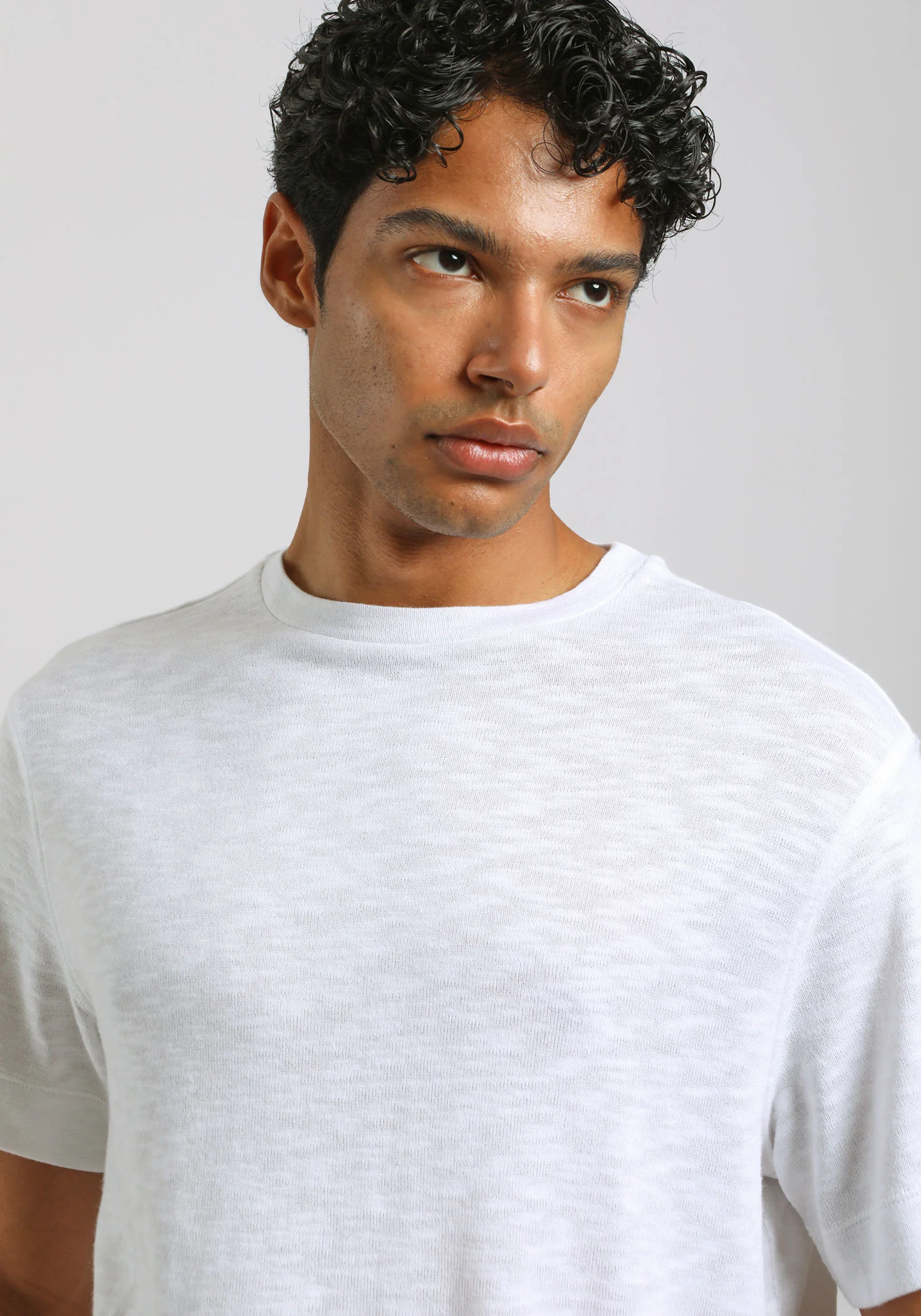 T-shirt effetto lino - Image 2