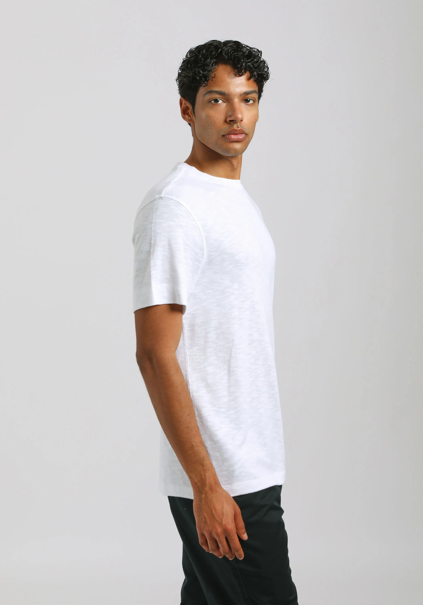 T-shirt effetto lino - Image 3