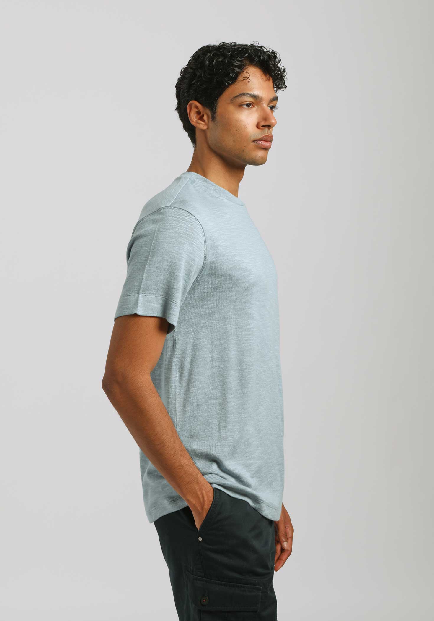 T-shirt effetto lino - Image 3