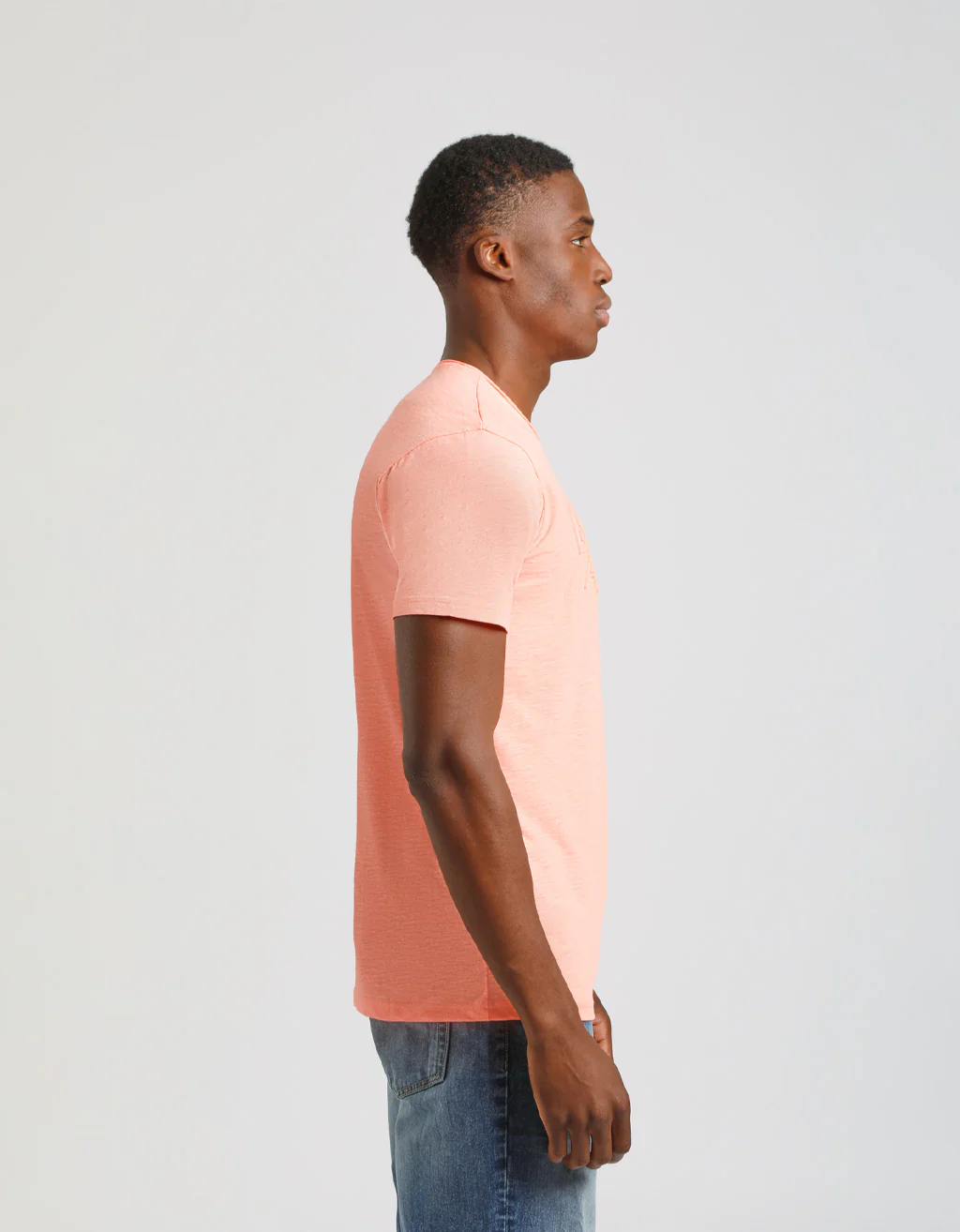 T-shirt fluo con stampa a rilievo - Image 3