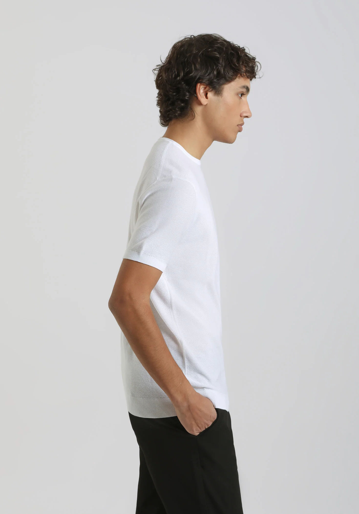 T-shirt in maglia - Image 3