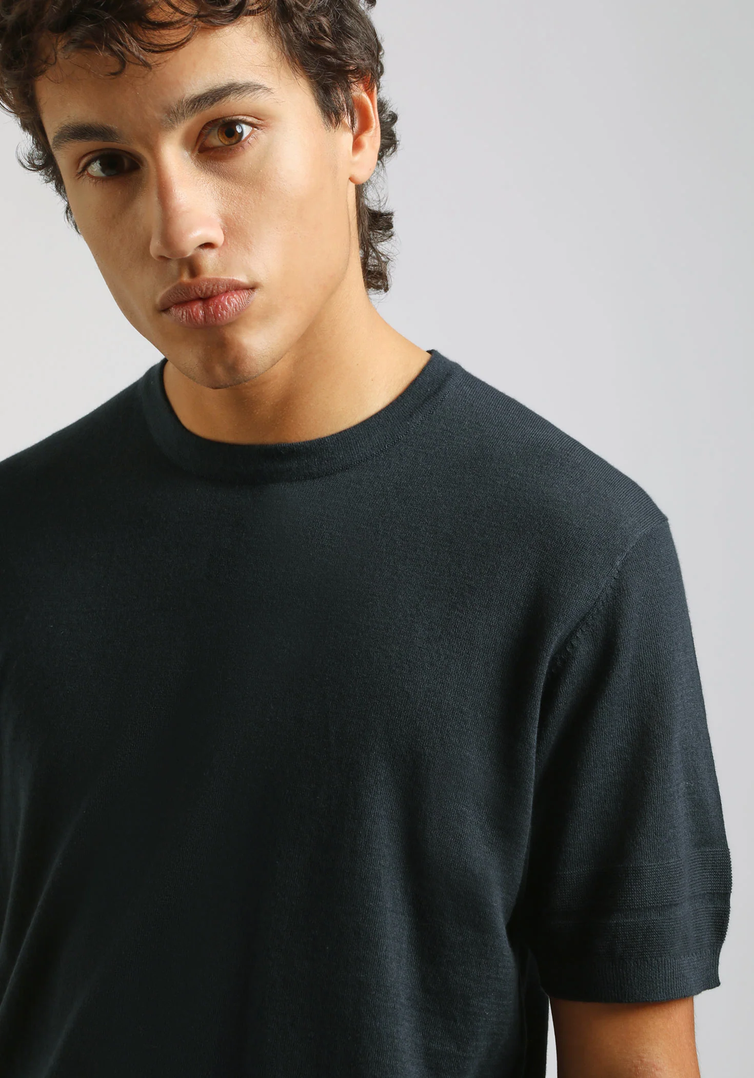 T-shirt in maglia - Image 2