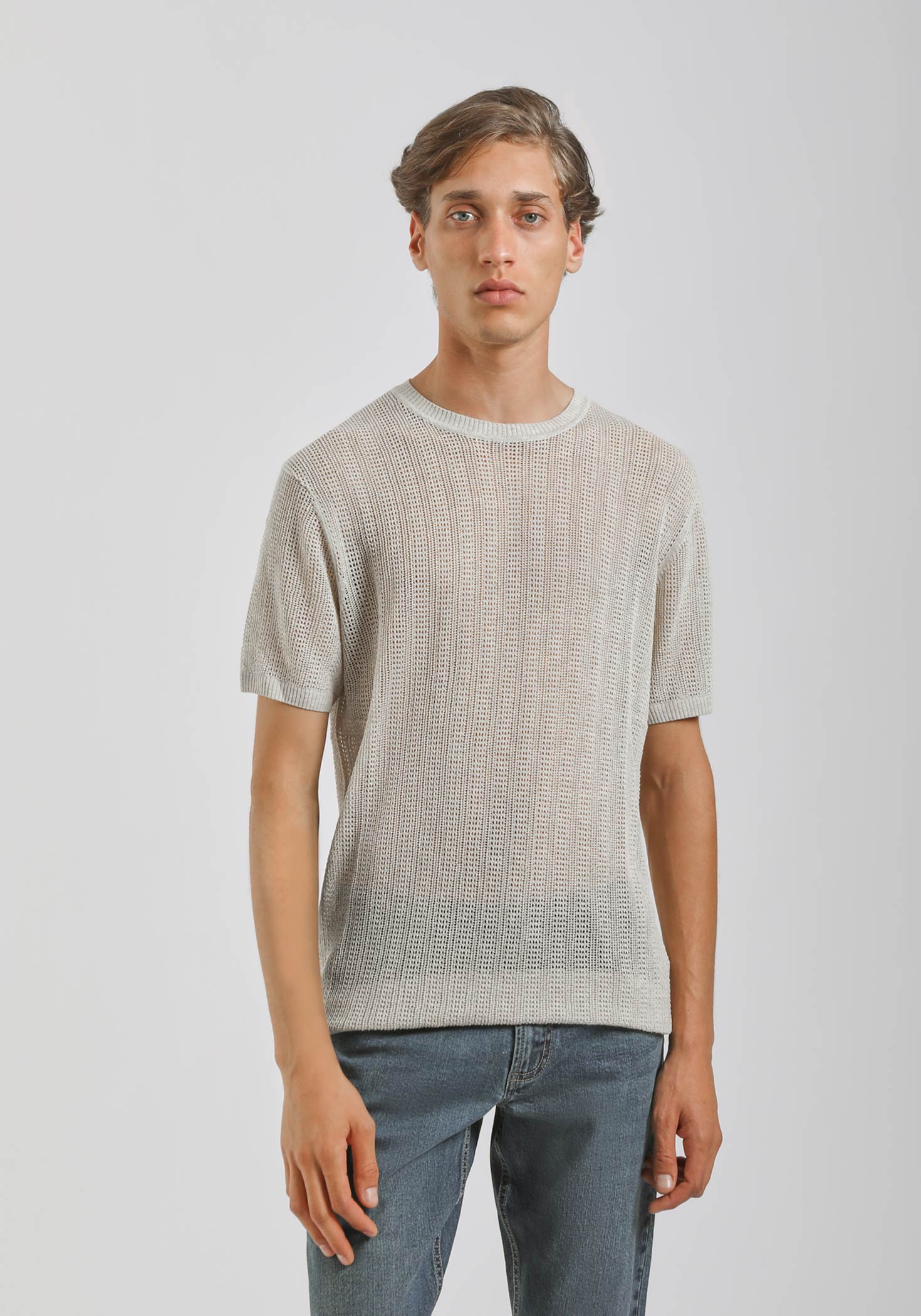 T-shirt in maglia forata
