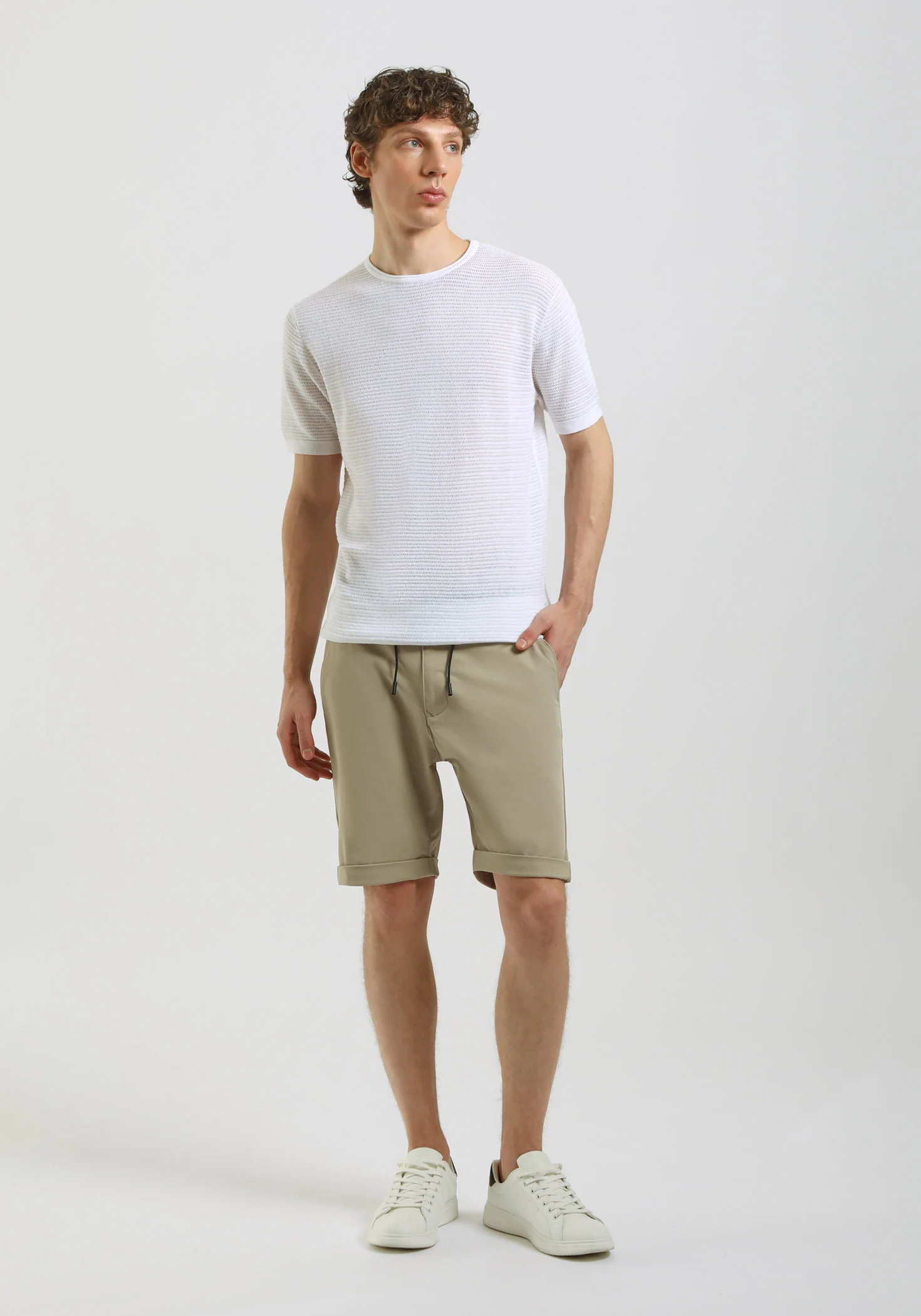 T-shirt in maglia forata - Image 5