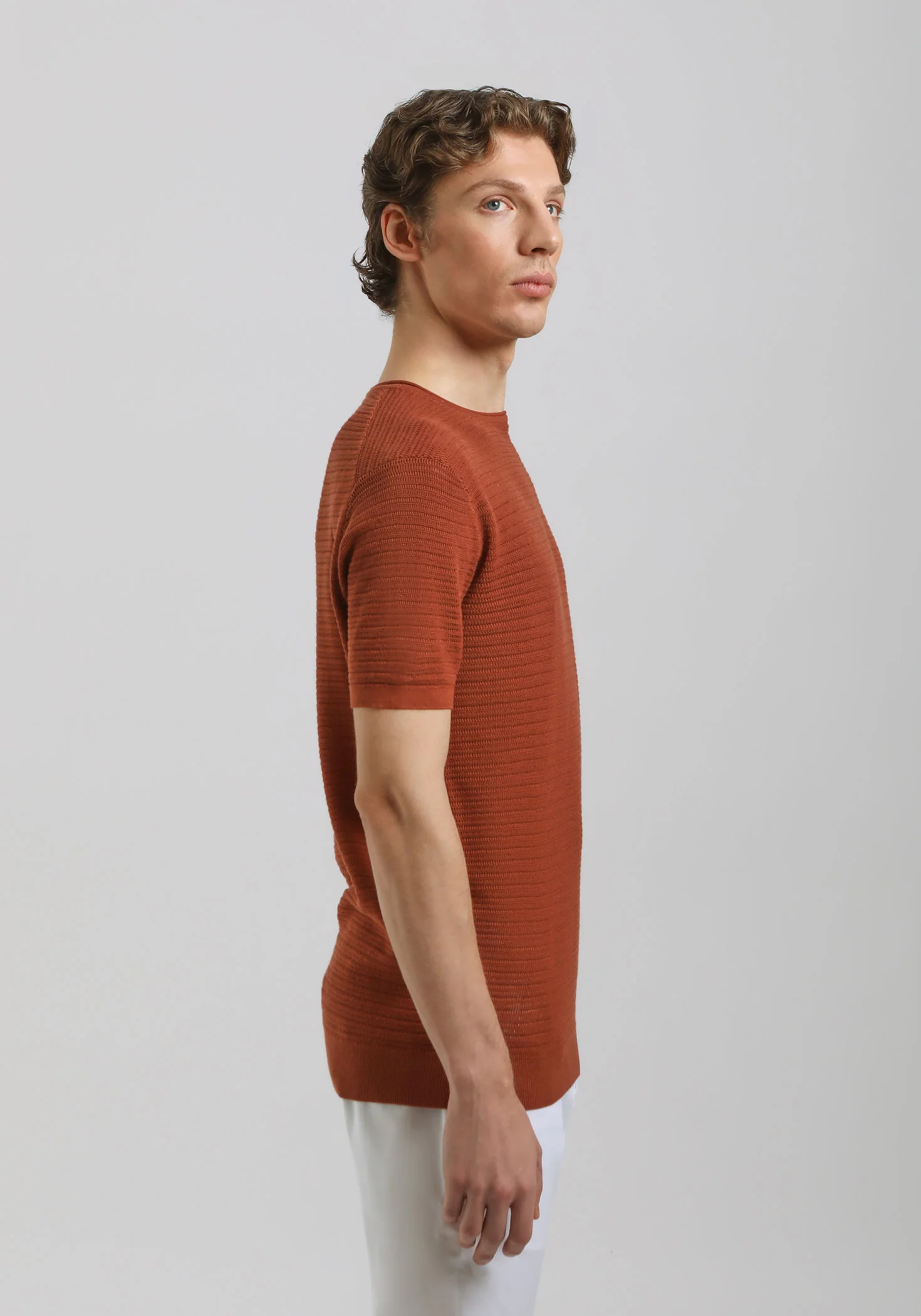 T-shirt in maglia forata - Image 3
