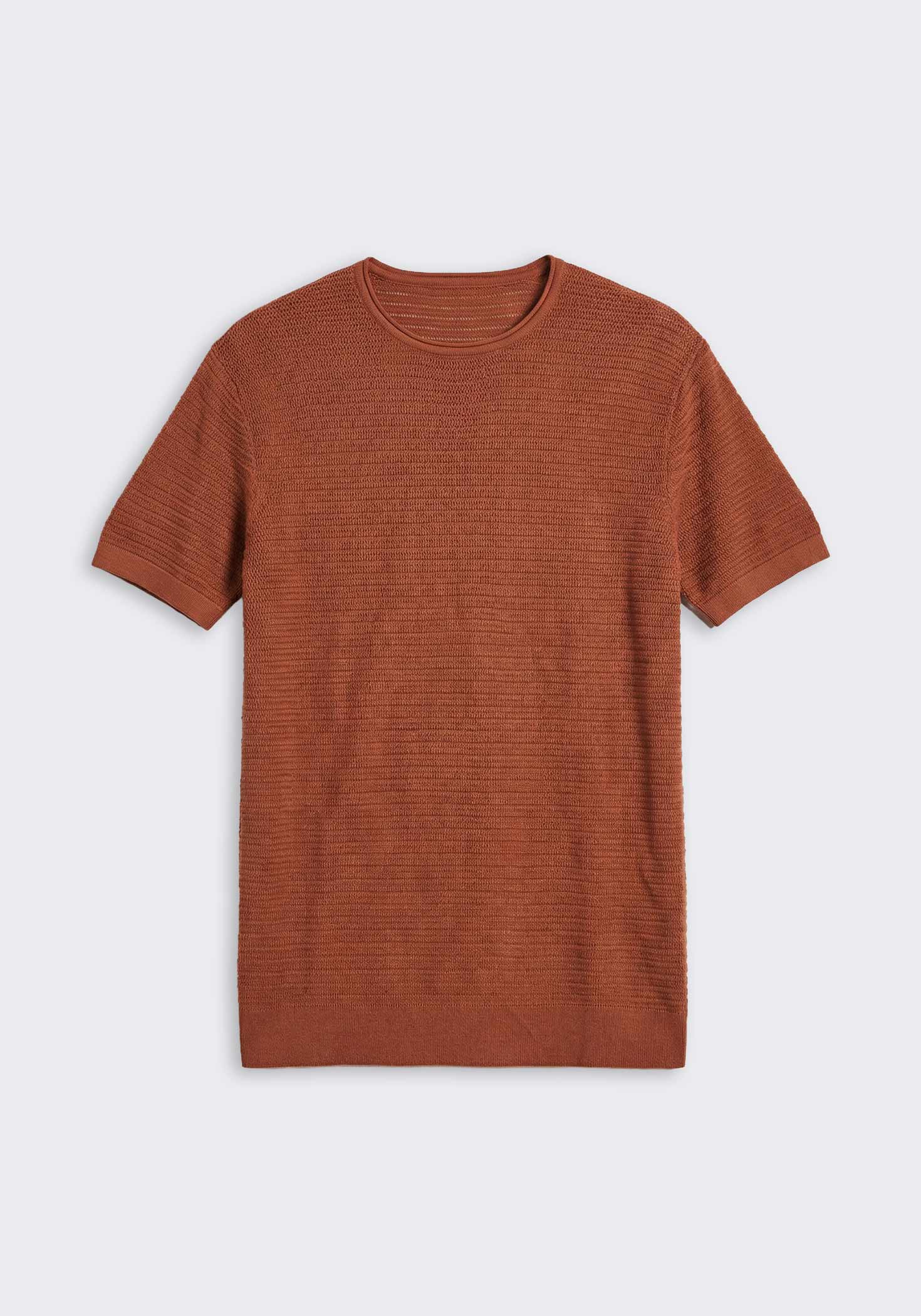 T-shirt in maglia forata - Image 6