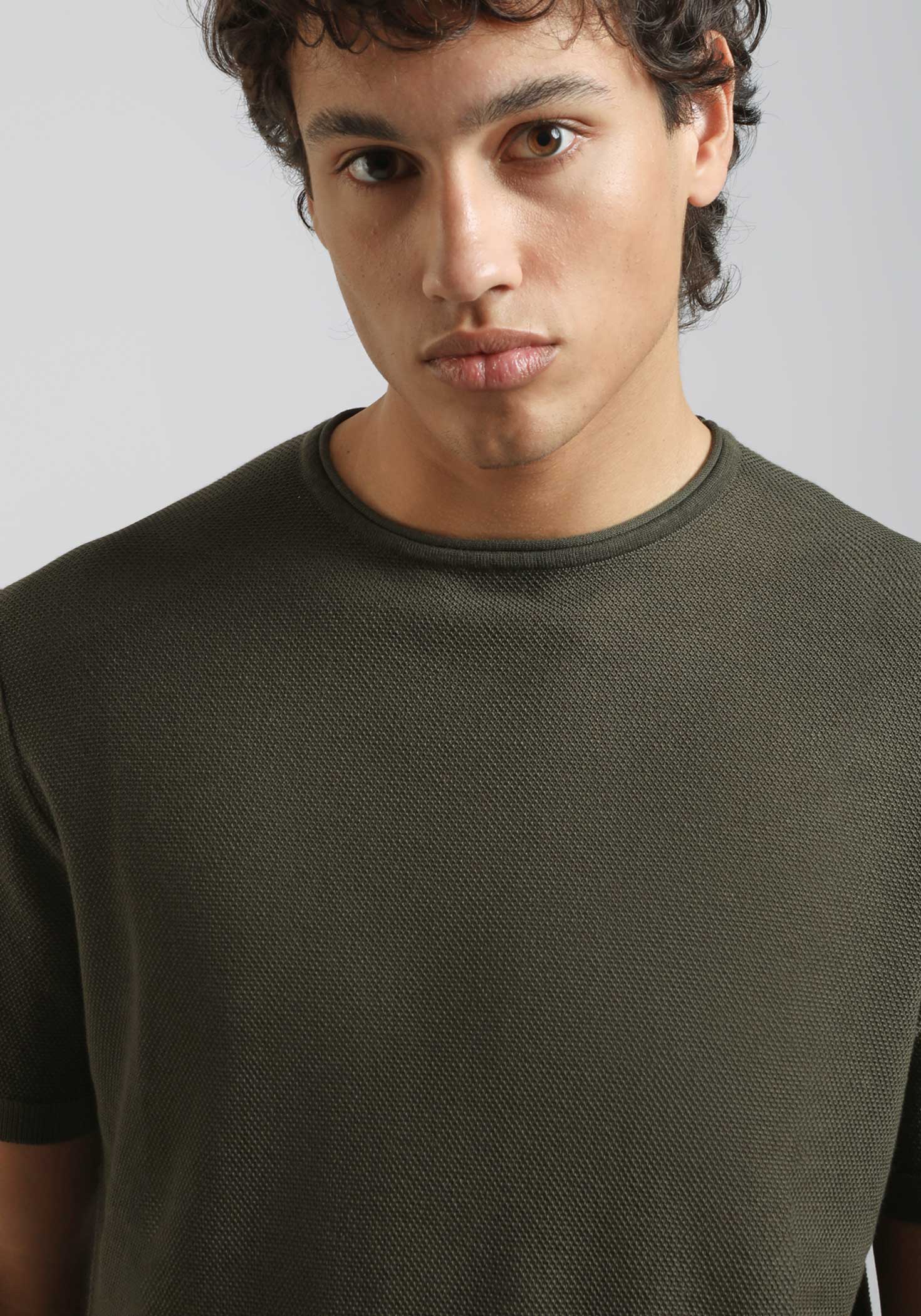T-shirt in maglia - Image 2