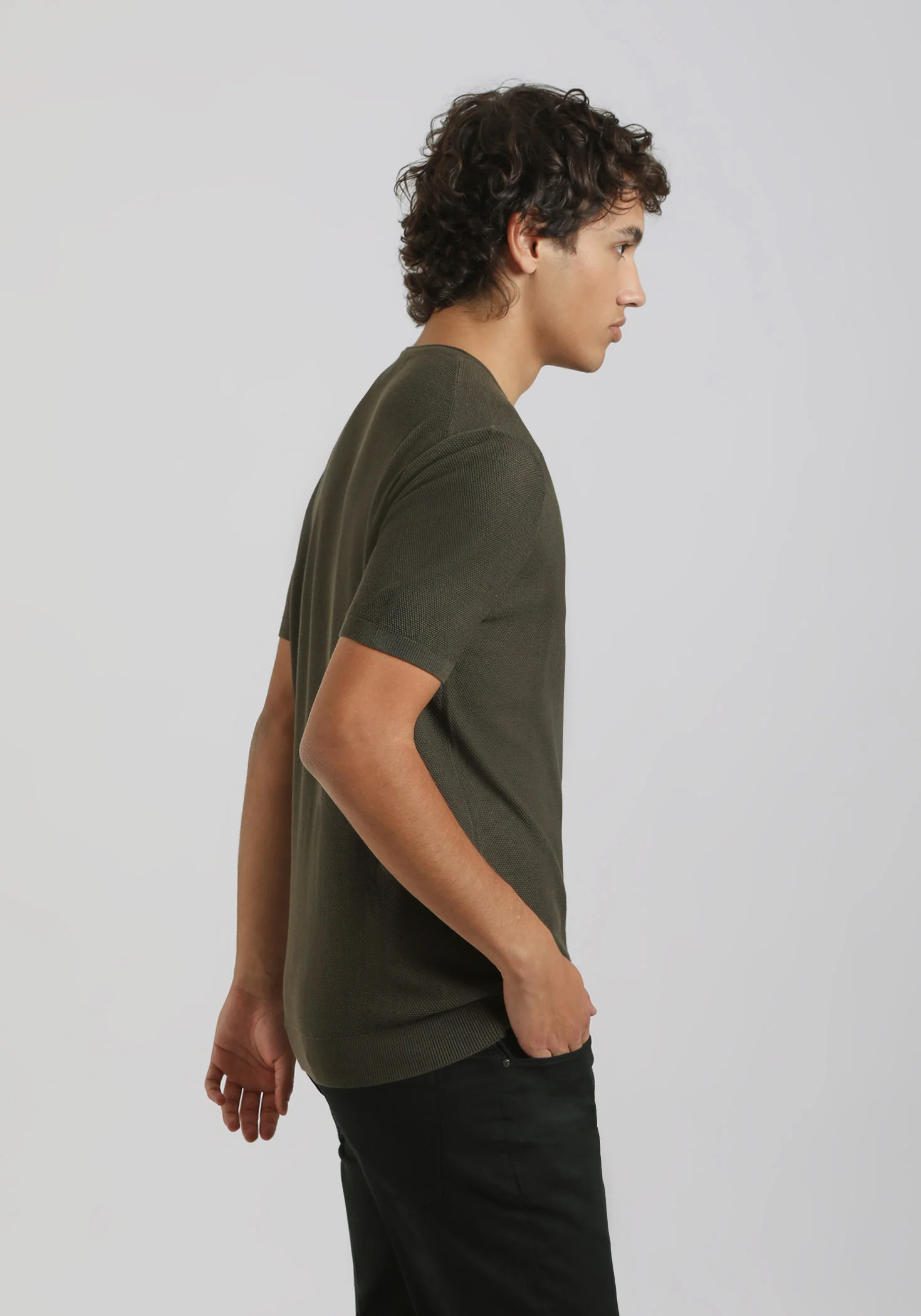 T-shirt in maglia - Image 3
