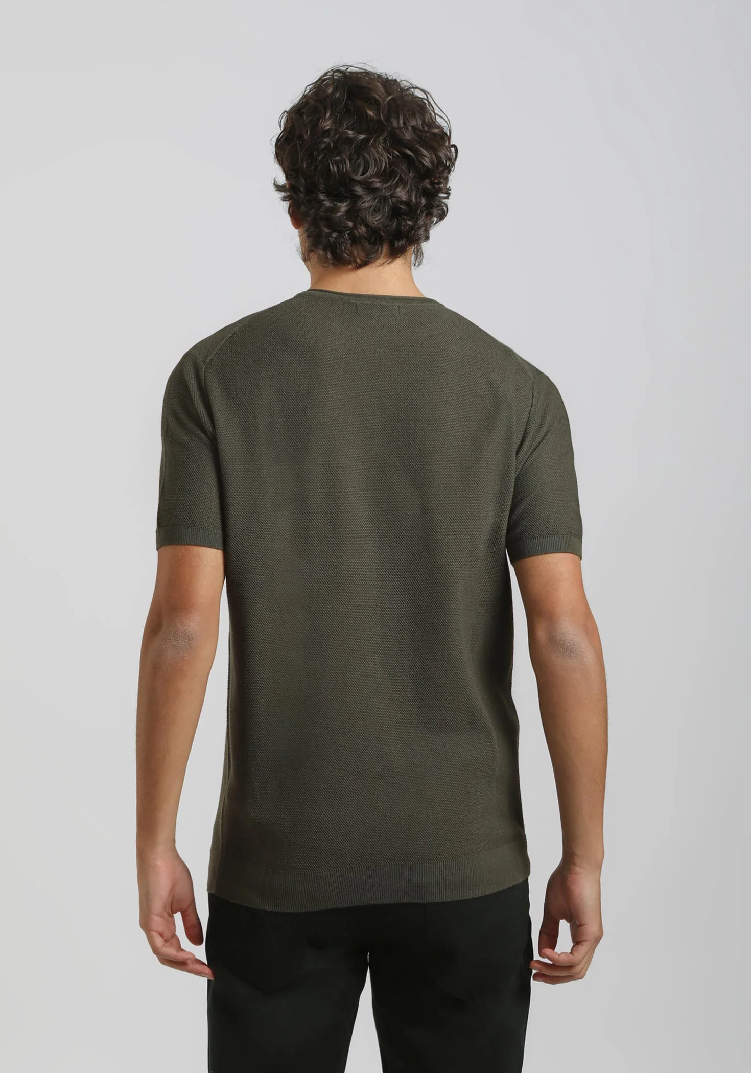 T-shirt in maglia - Image 4