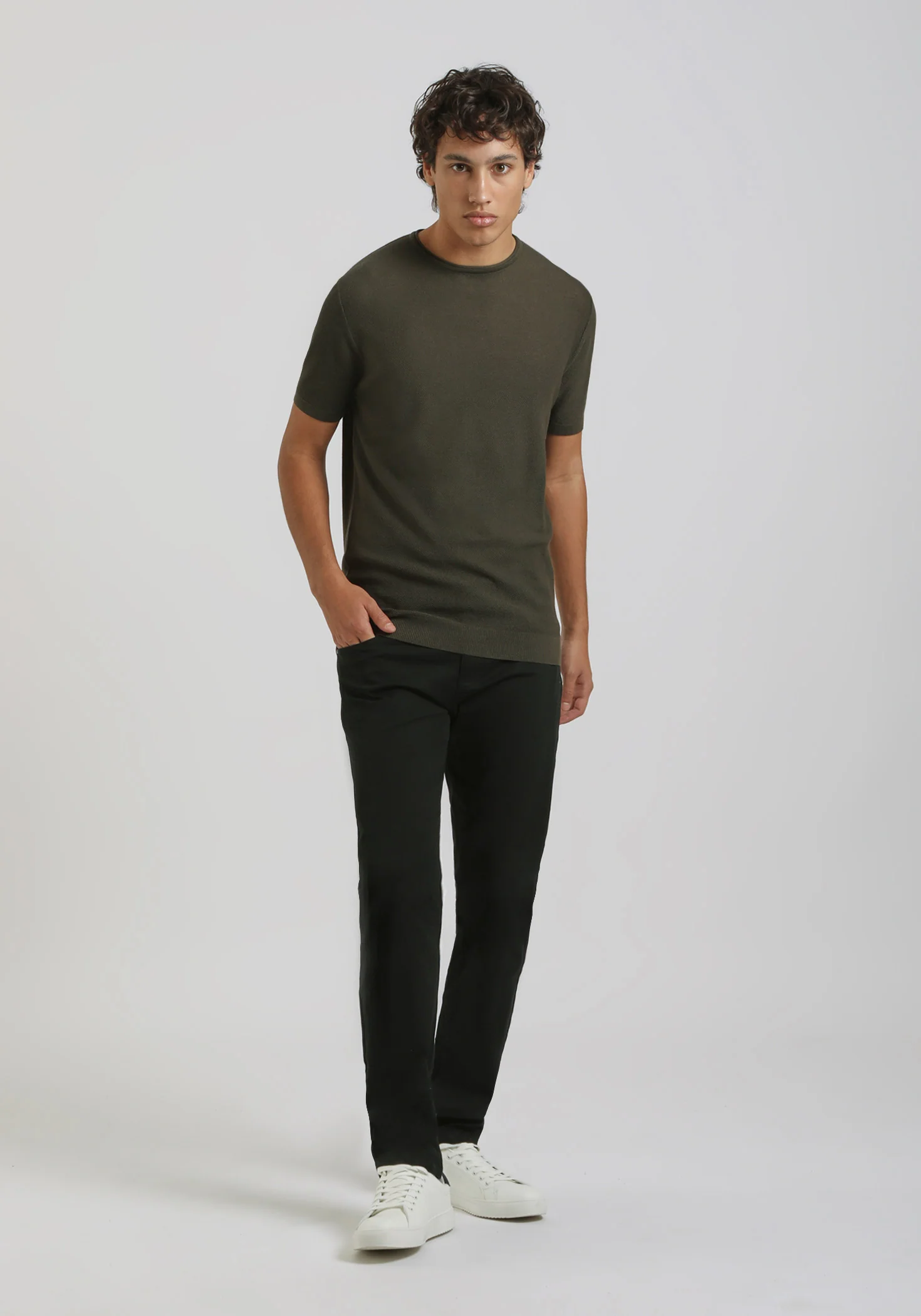 T-shirt in maglia - Image 5